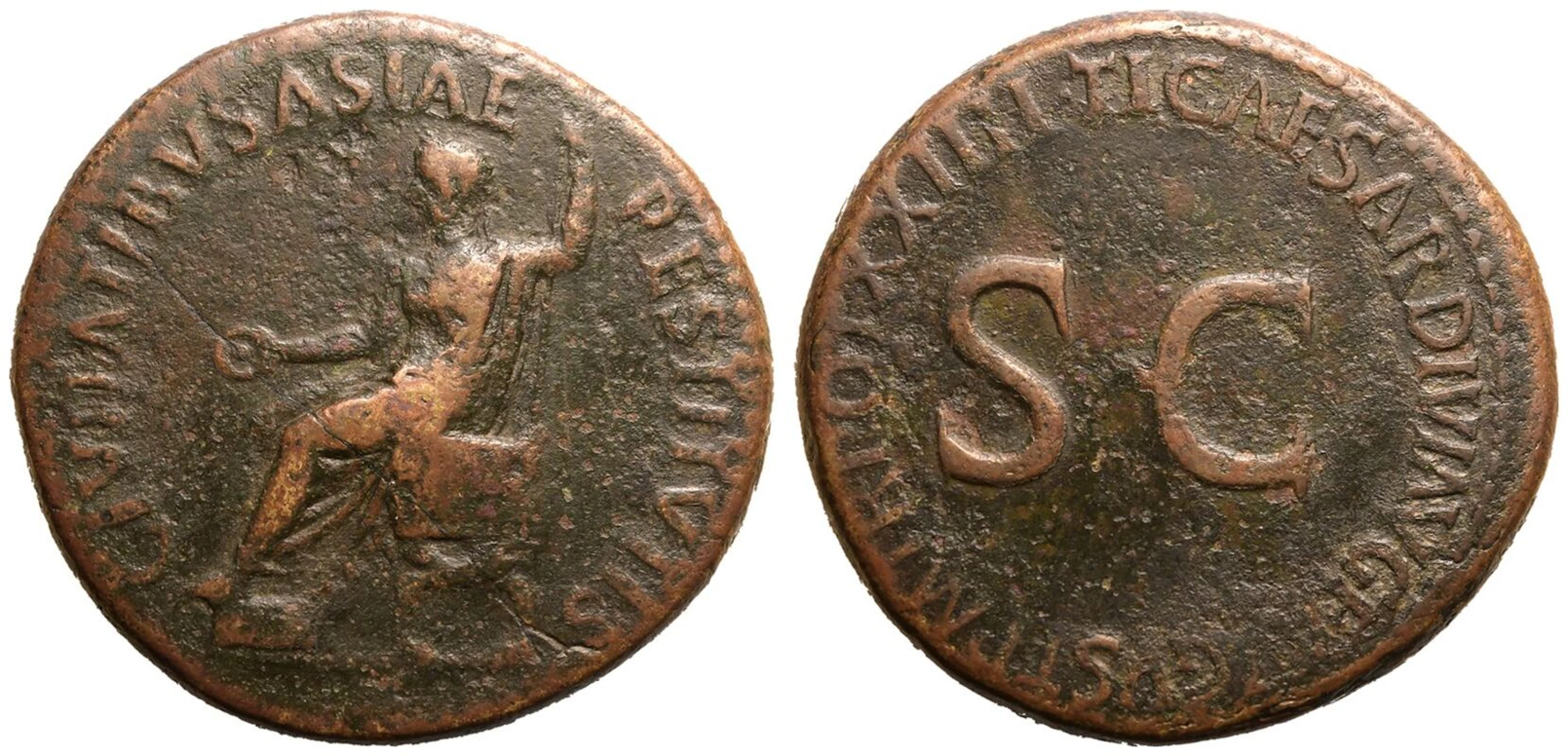Tiberius Æ Sestertius