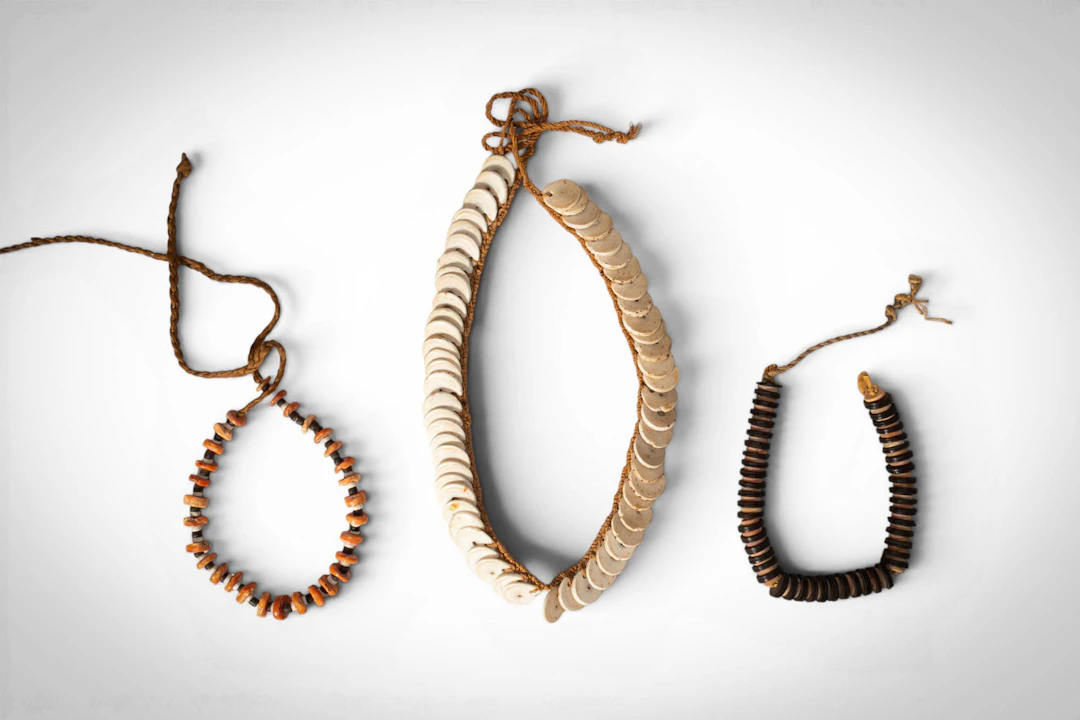 GROUP OF MARSHALL ISLAND NECKLACES