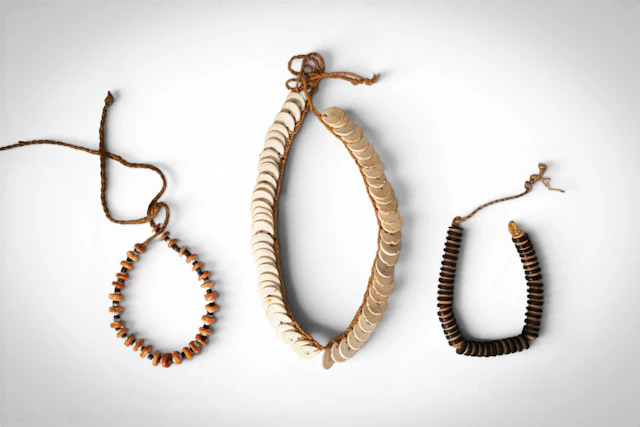 GROUP OF MARSHALL ISLAND NECKLACES