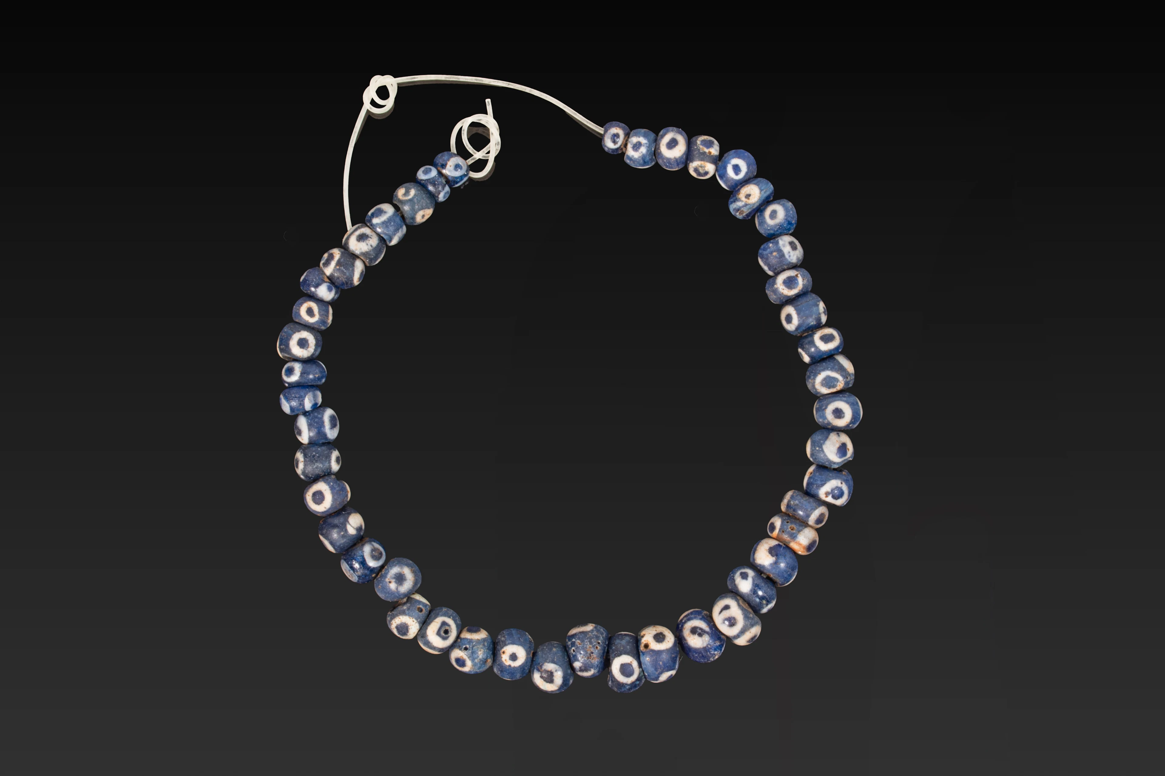 ICONIC GRAECO-PHOENICIAN NECKLACE OF GLASS EYE BEADS
