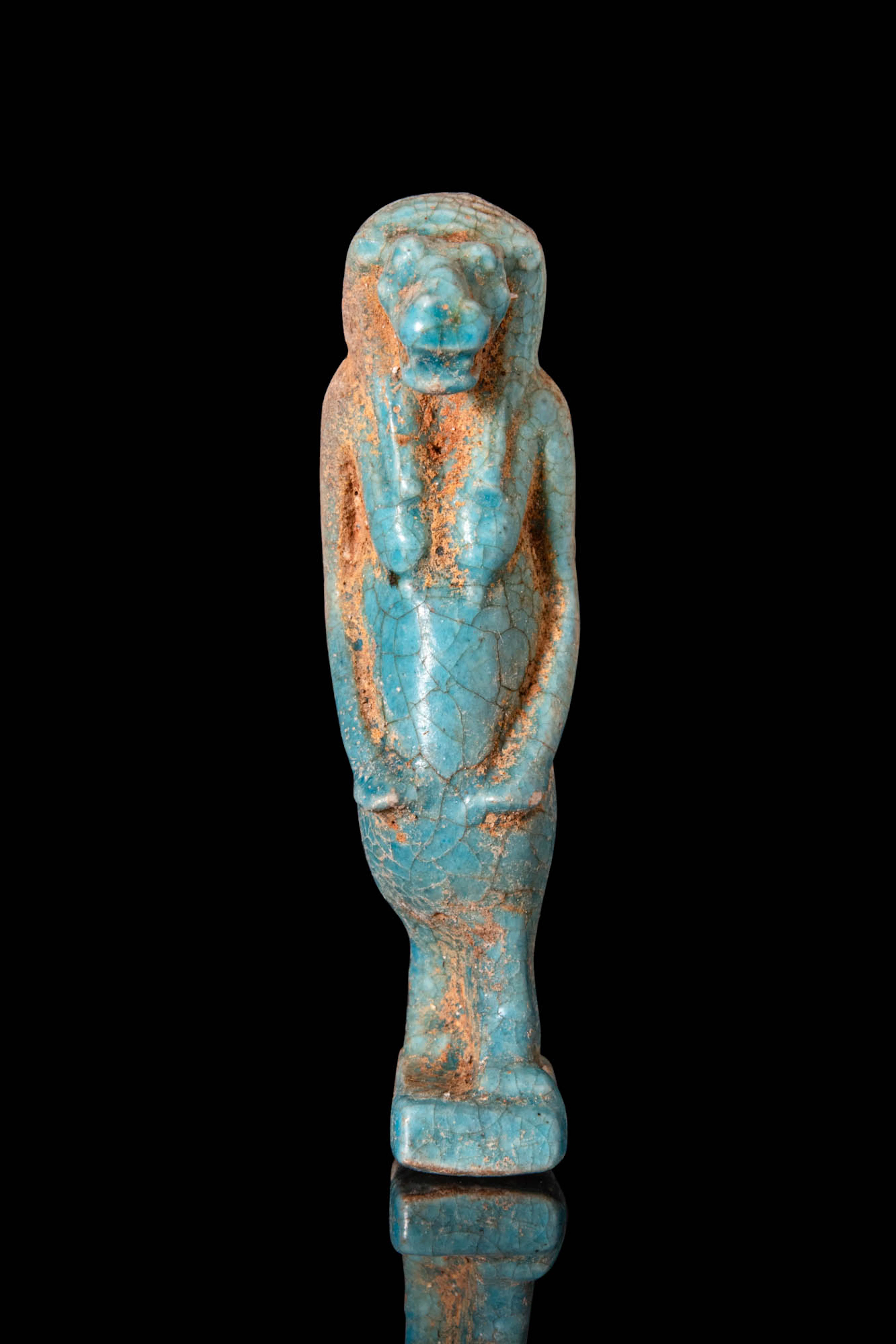 EGYPTIAN FAIENCE AMULET OF TAWERET