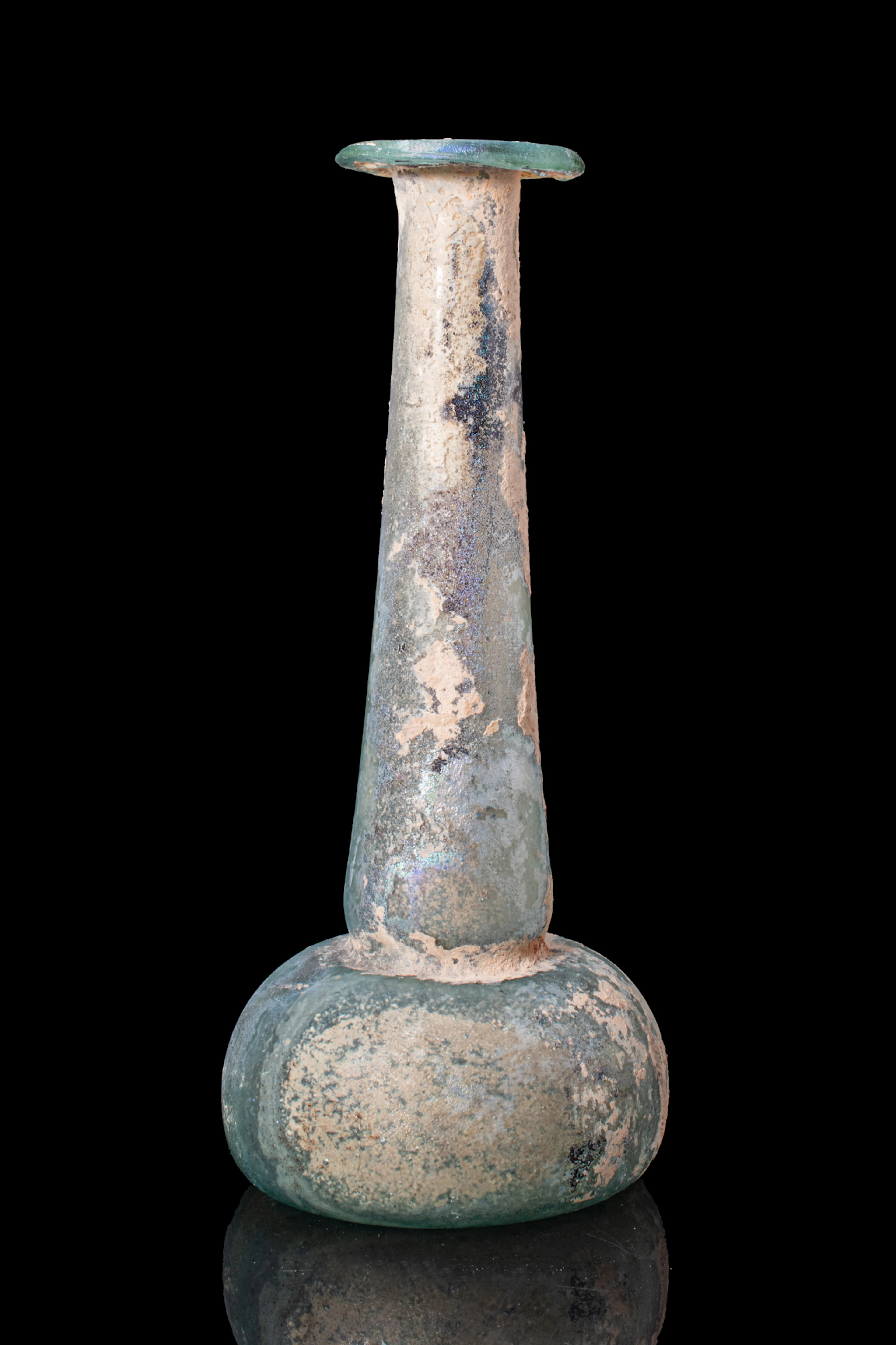 GALLO-ROMAN GLASS FLASK