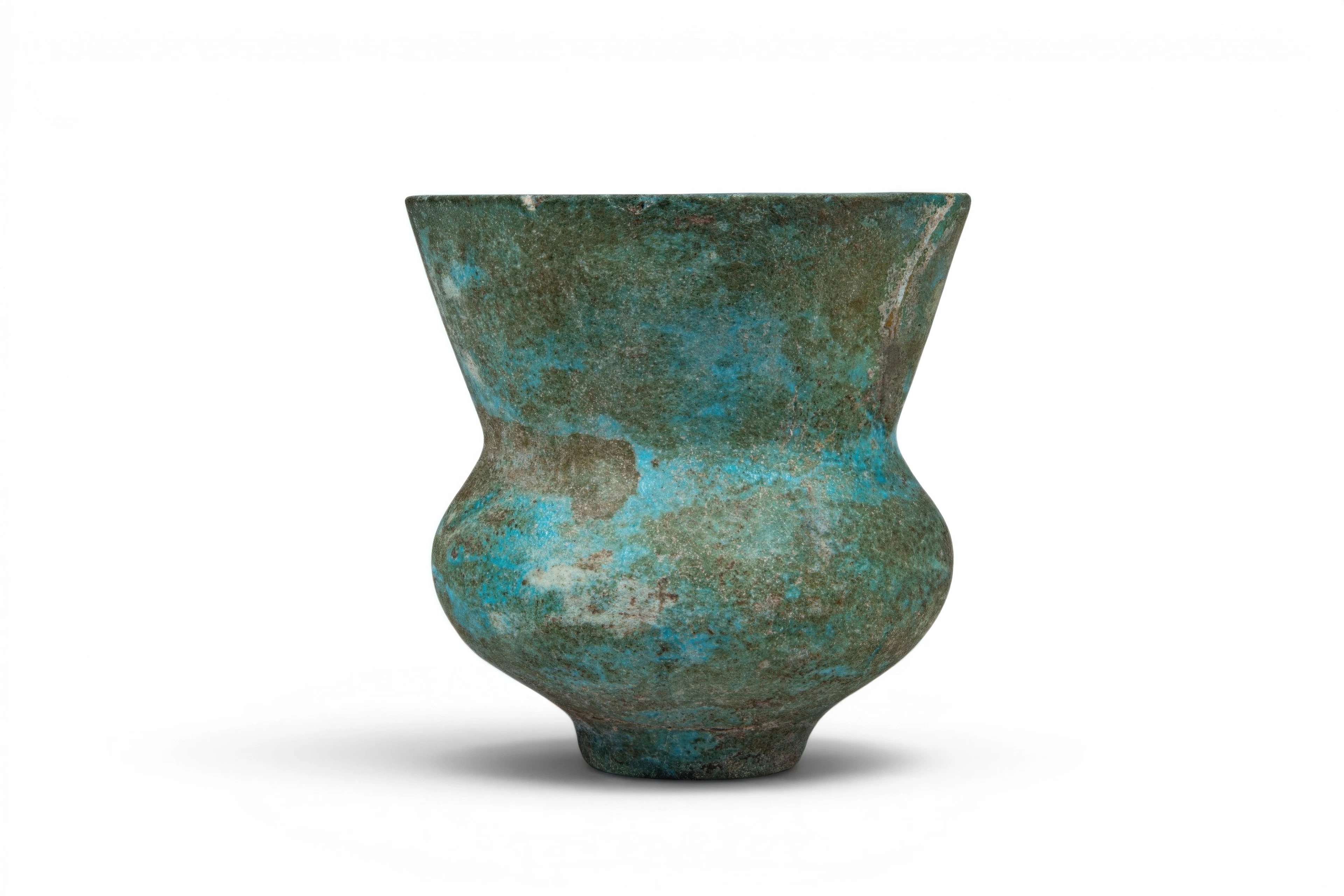 EGYPTIAN FAIENCE VASE