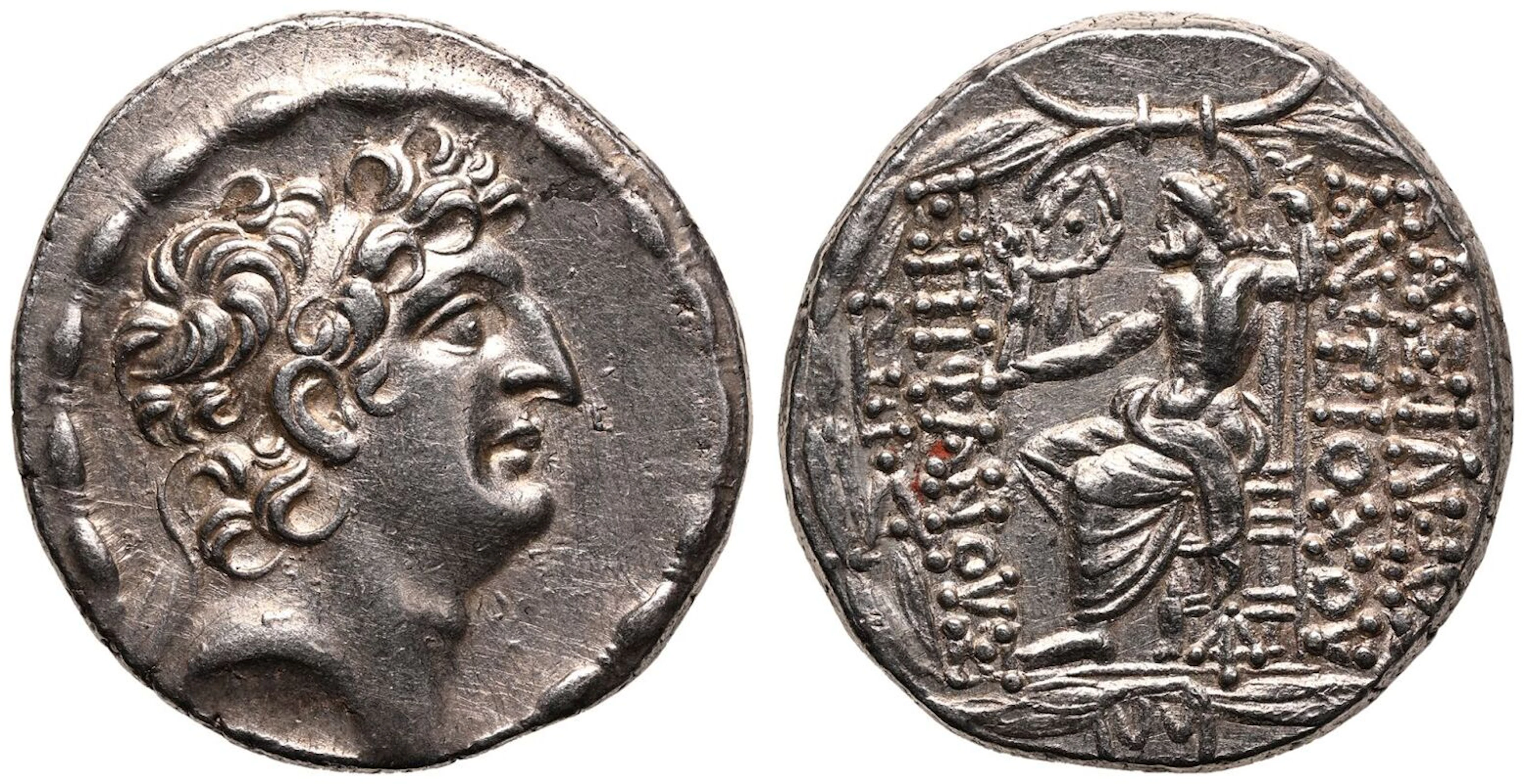 Seleukid Kingdom, Antiochos VIII 'Epiphanes' (Grypos) AR Tetradrachm