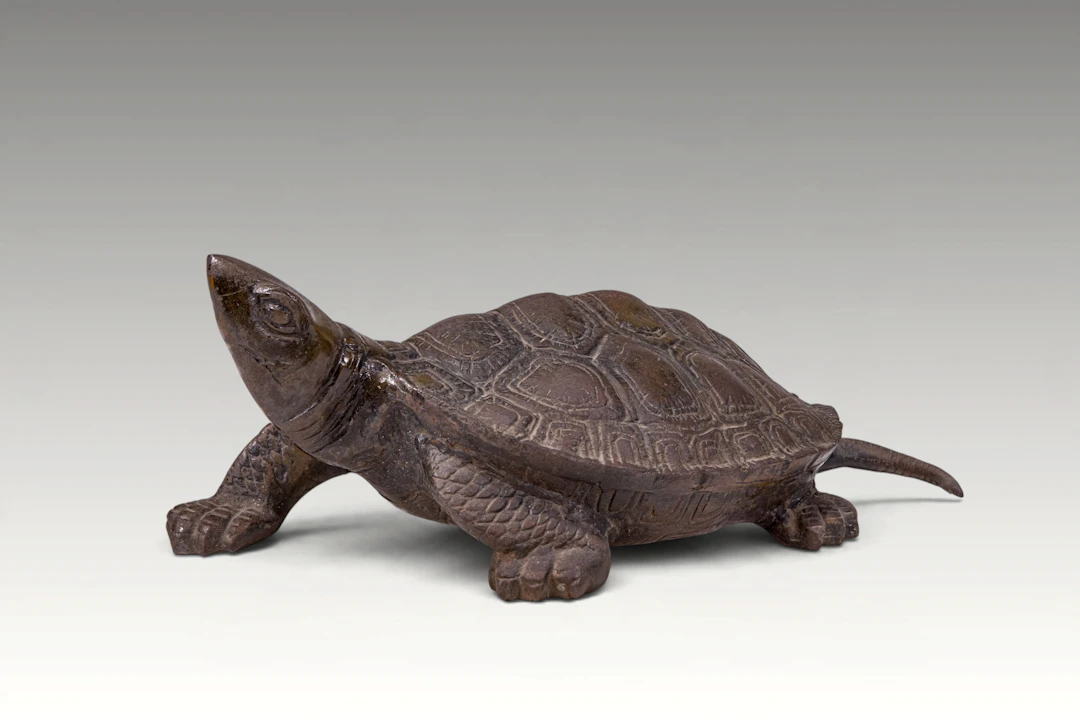 JAPANESE CAST COPPER ALLOY OKIMONO TURTLE