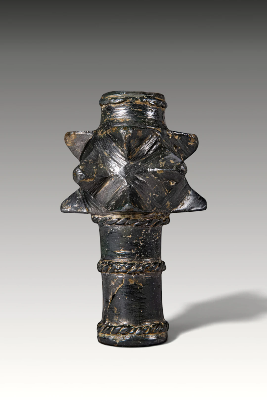 MEDIEVAL BRONZE MACE HEAD