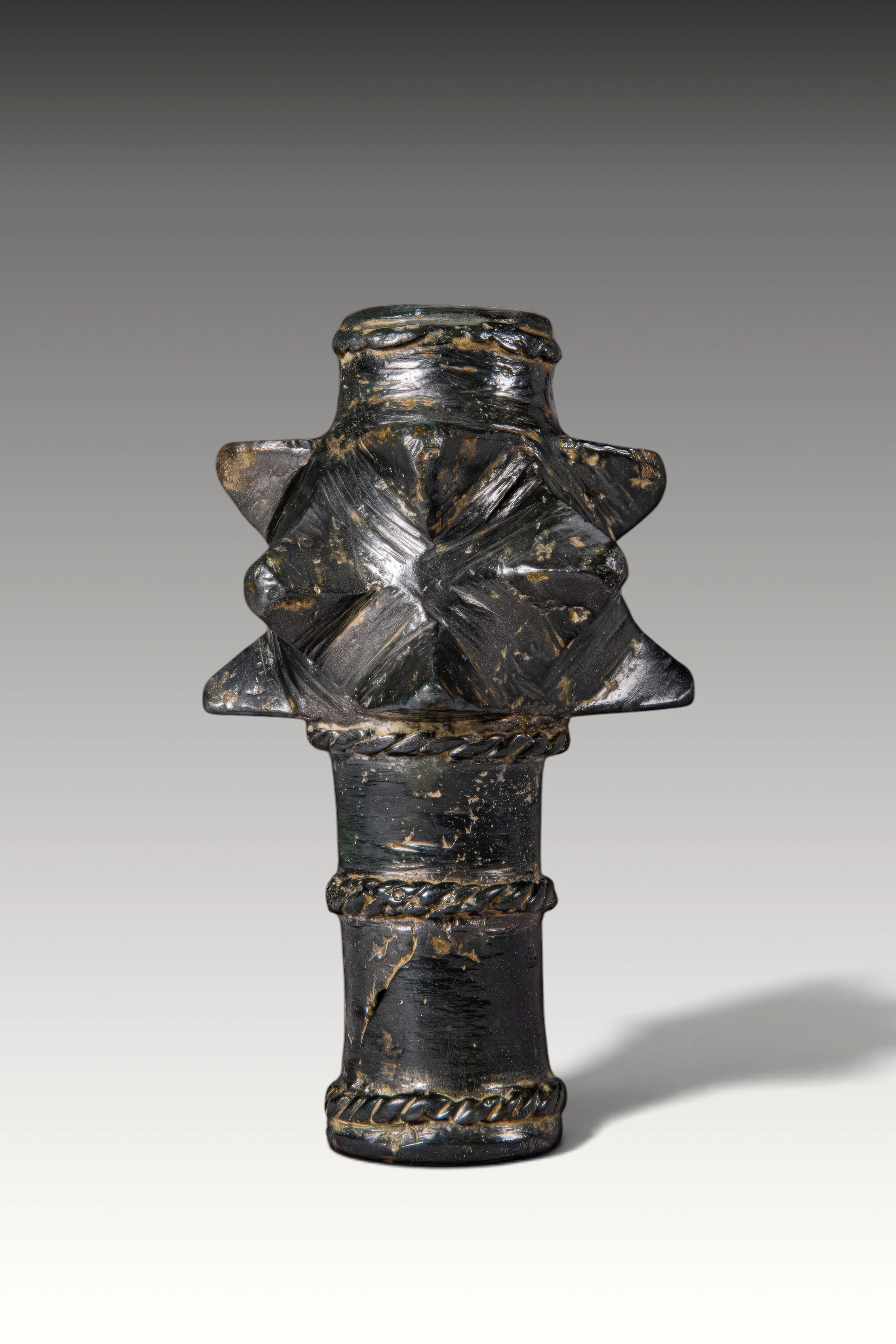 MEDIEVAL BRONZE MACE HEAD