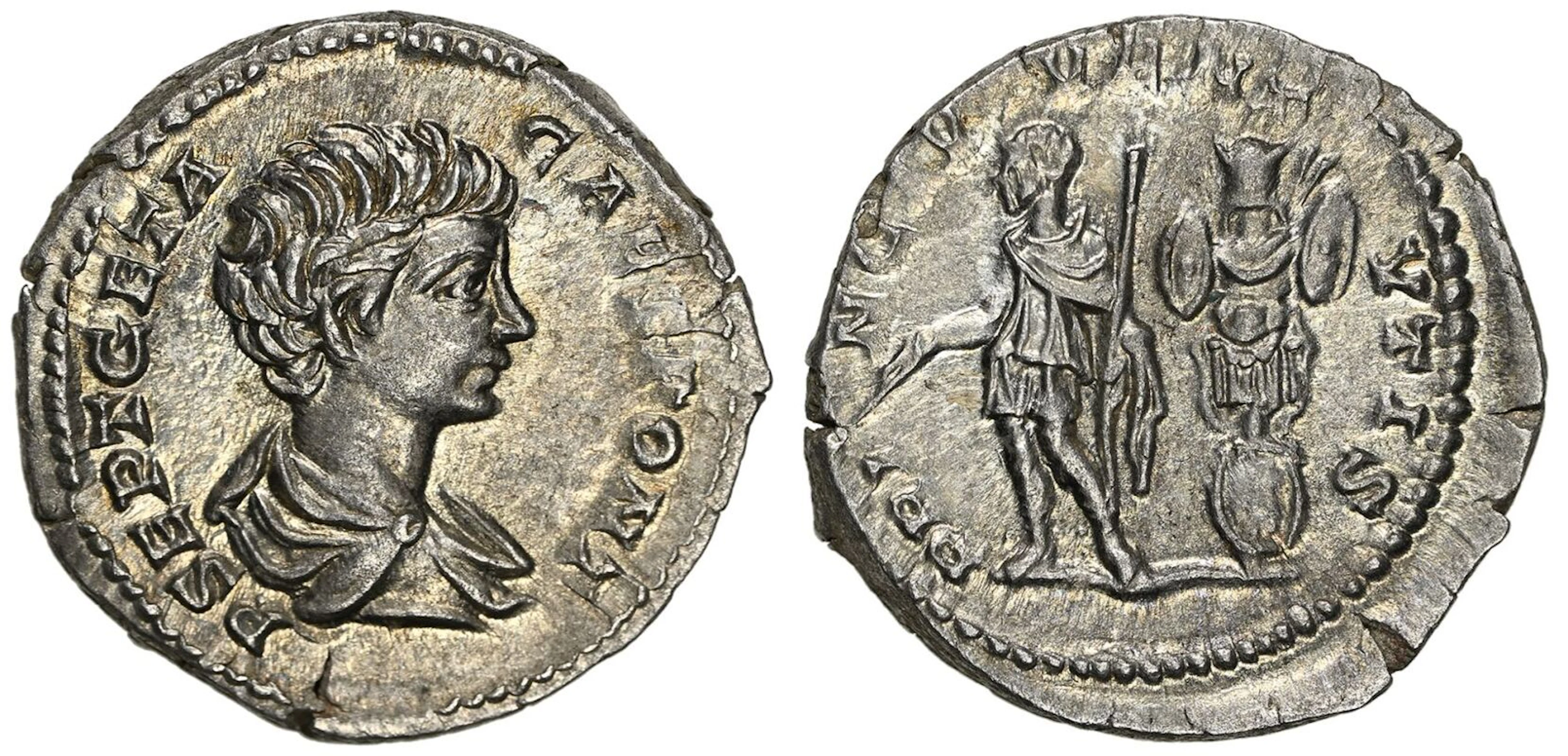 Geta (Caesar) AR Denarius