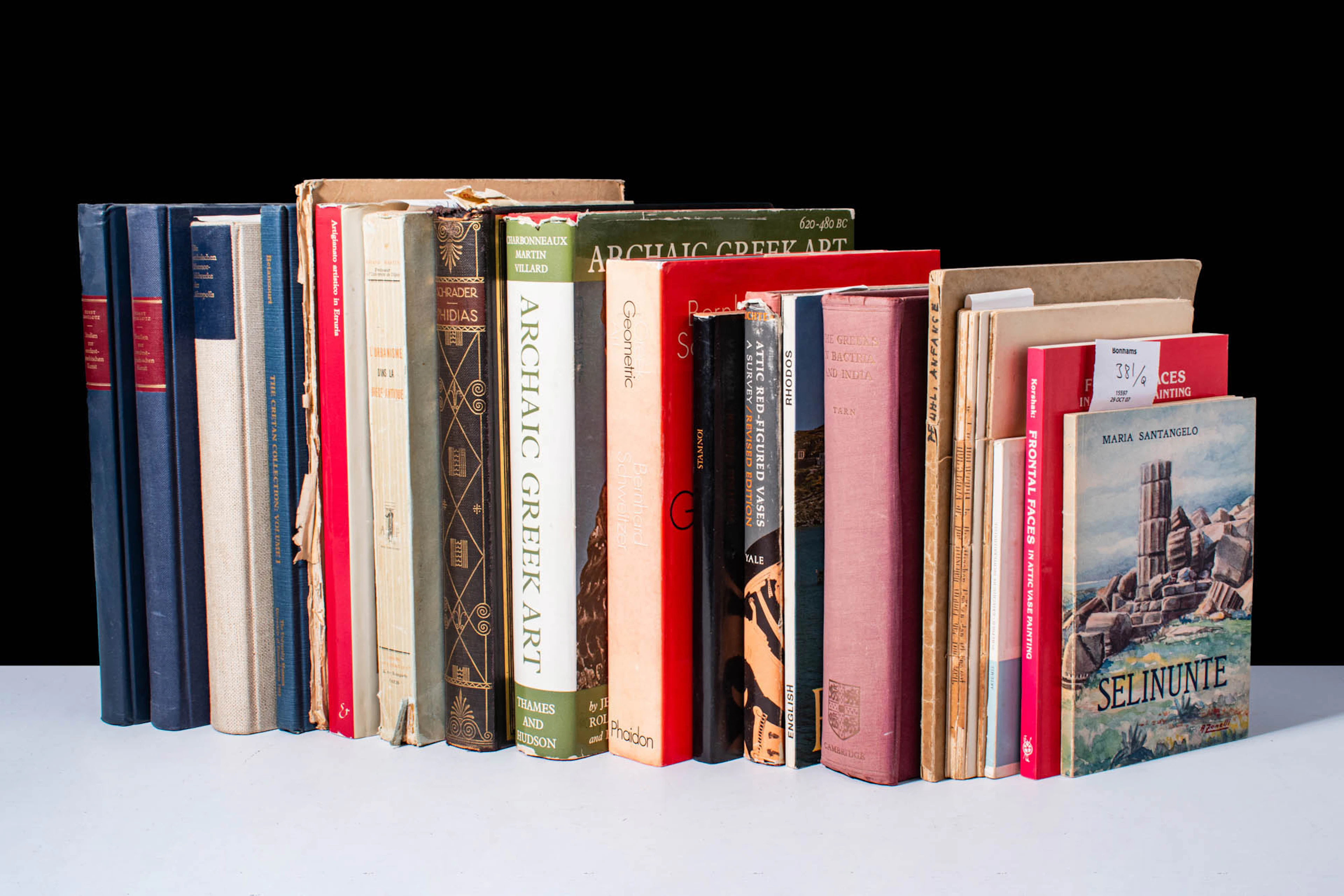 PRINCE LIBRARY - COLLECTION OF BOOKS ON ANCIENT GREEK ART