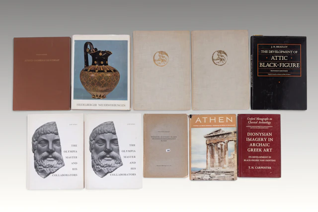 COLLECTION OF BOOKS ON GREEK ART