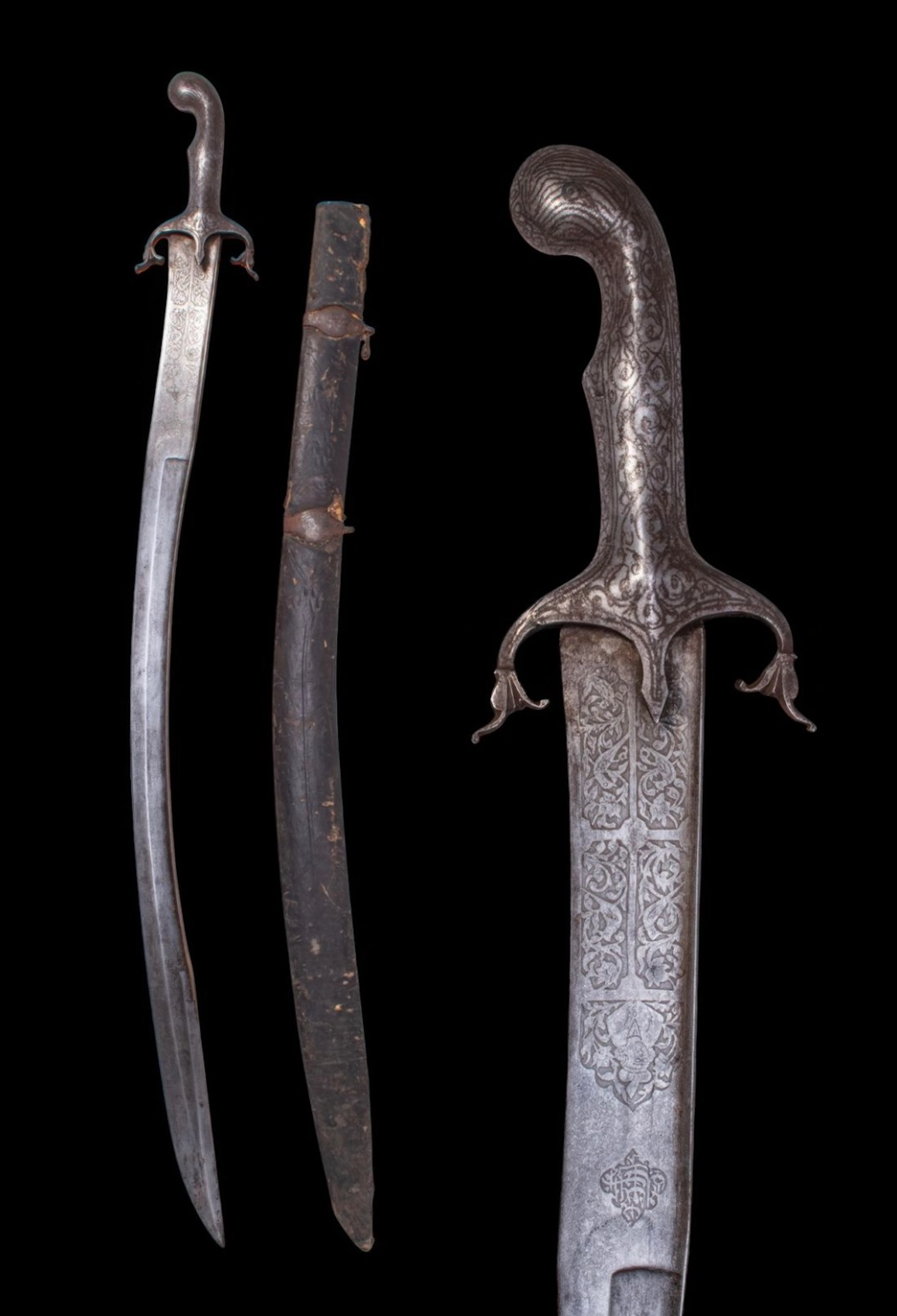 OTTOMAN SABRE WITH GERMAN (SOLINGEN) EXPORT BLADE, EARLY 19TH C.