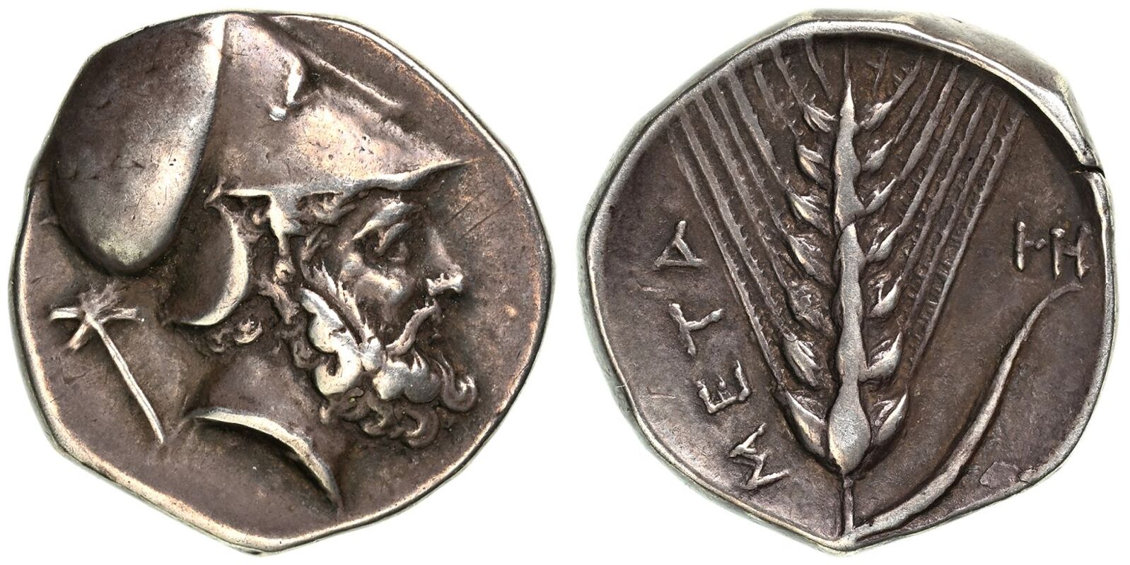 Lucania, Metapontion, AR Nomos