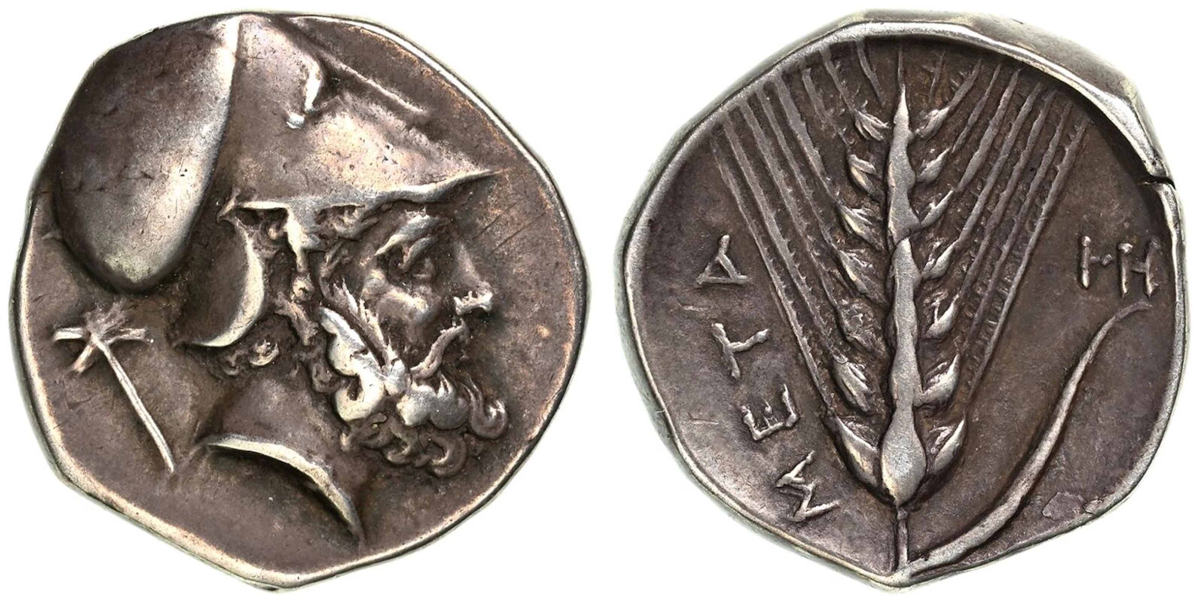 Lucania, Metapontion, AR Nomos