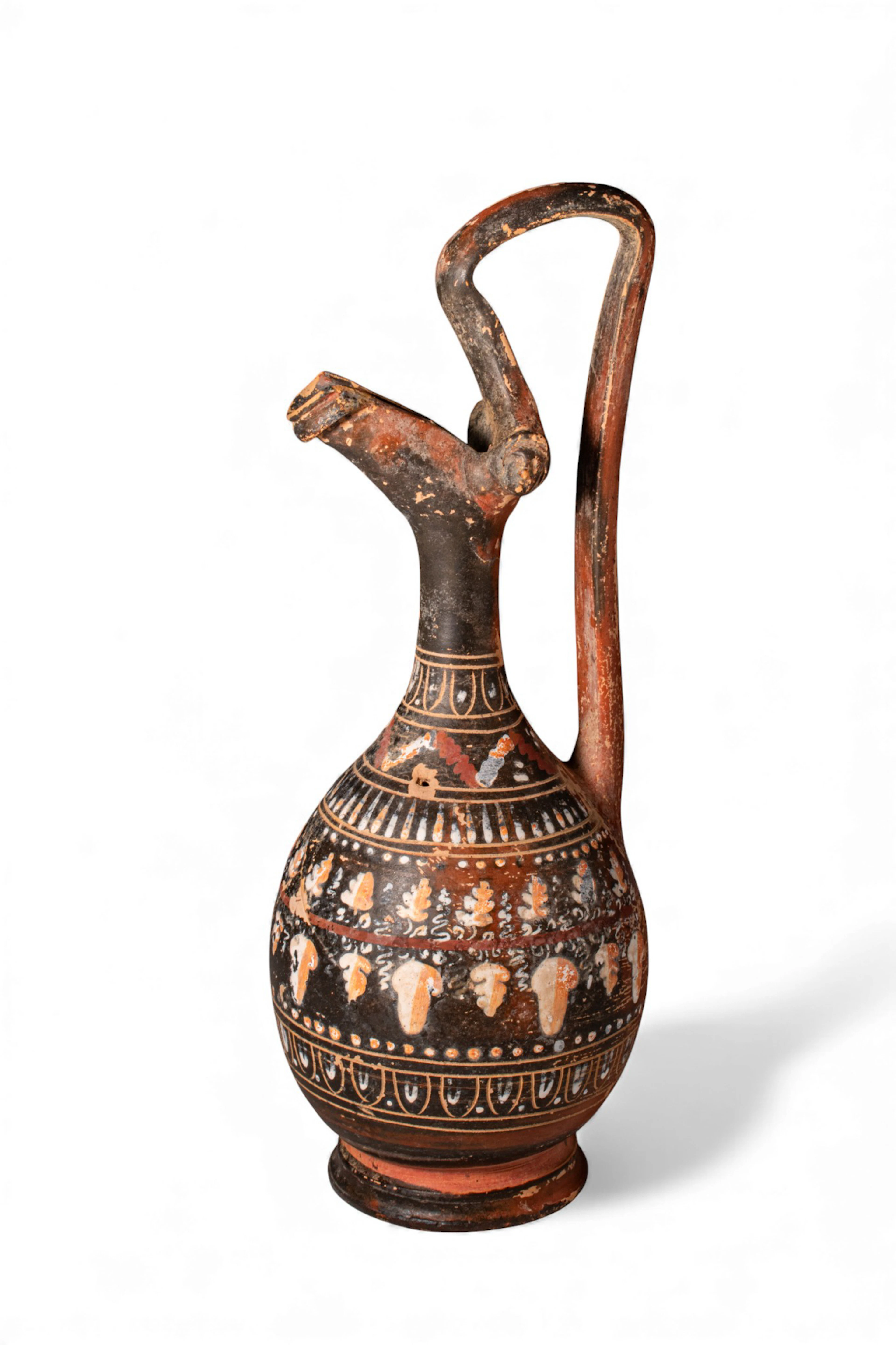 ELEGANT GNATHIAN WARE EPICHYSIS WITH POLYCHROME DECORATION