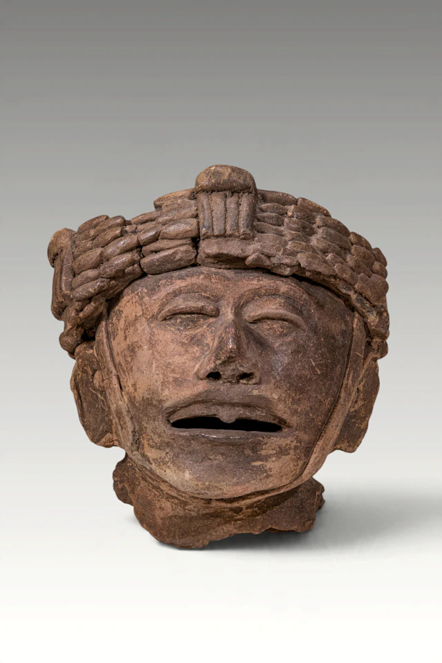 PRE-COLUMBIAN POTTERY HEAD