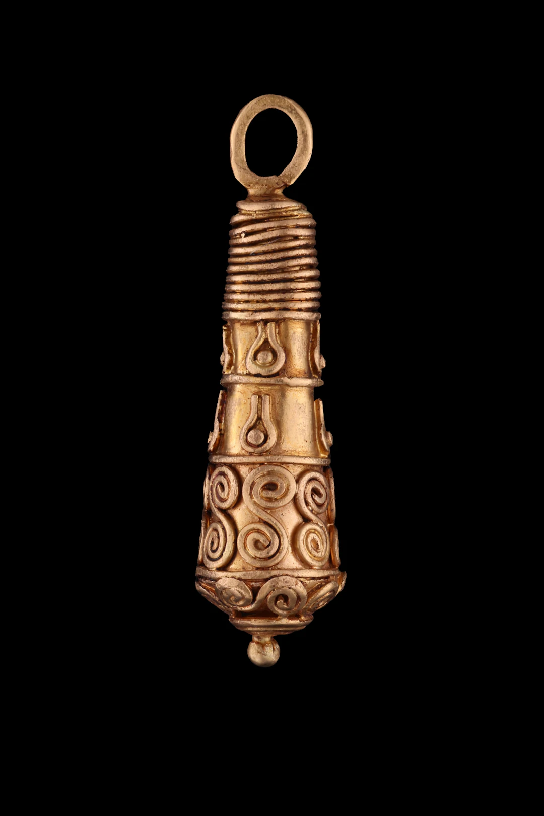 HELLENISTIC GOLD CLUB-SHAPED PENDANT