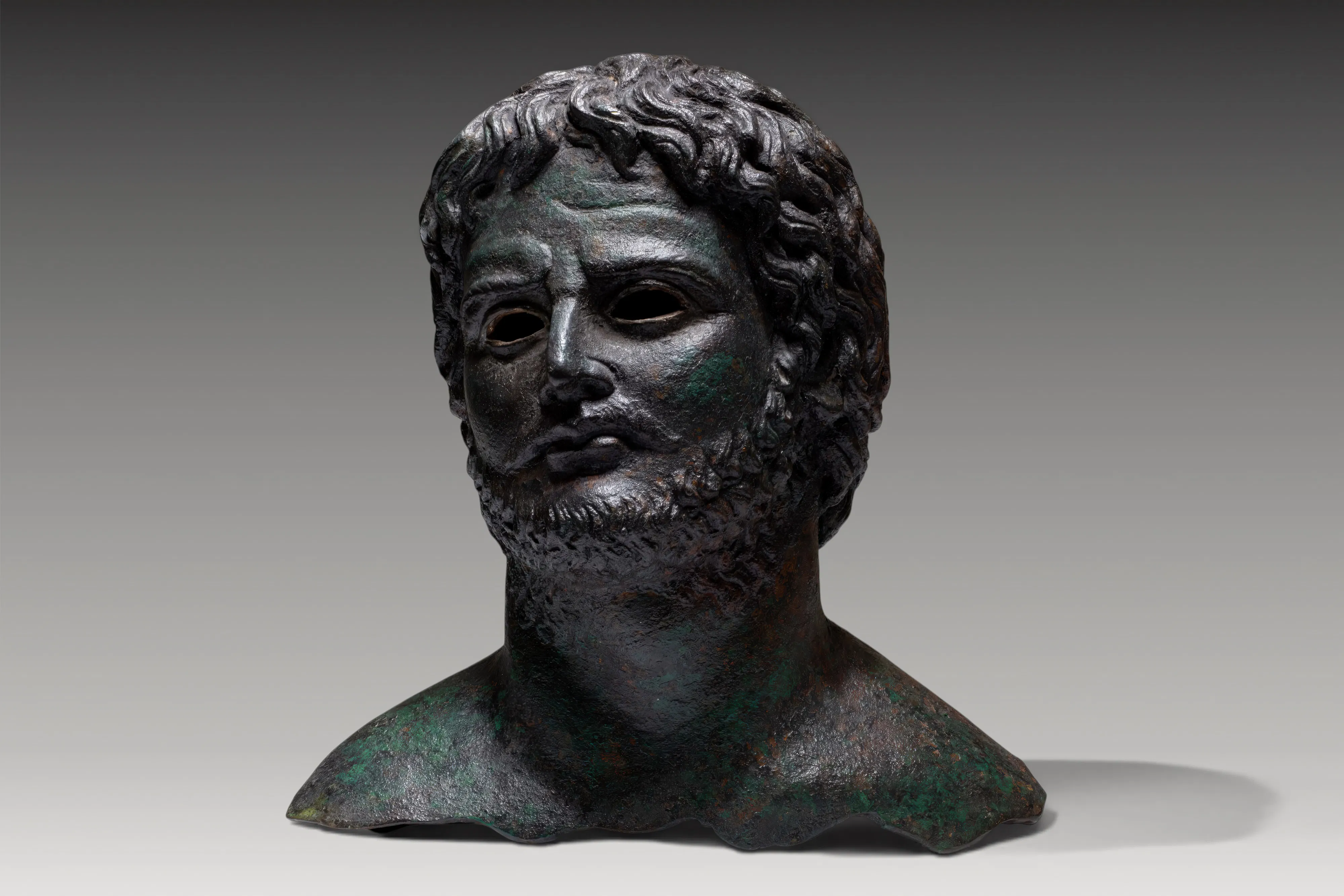 ROMAN BRONZE BUST OF ANTONINUS PIUS