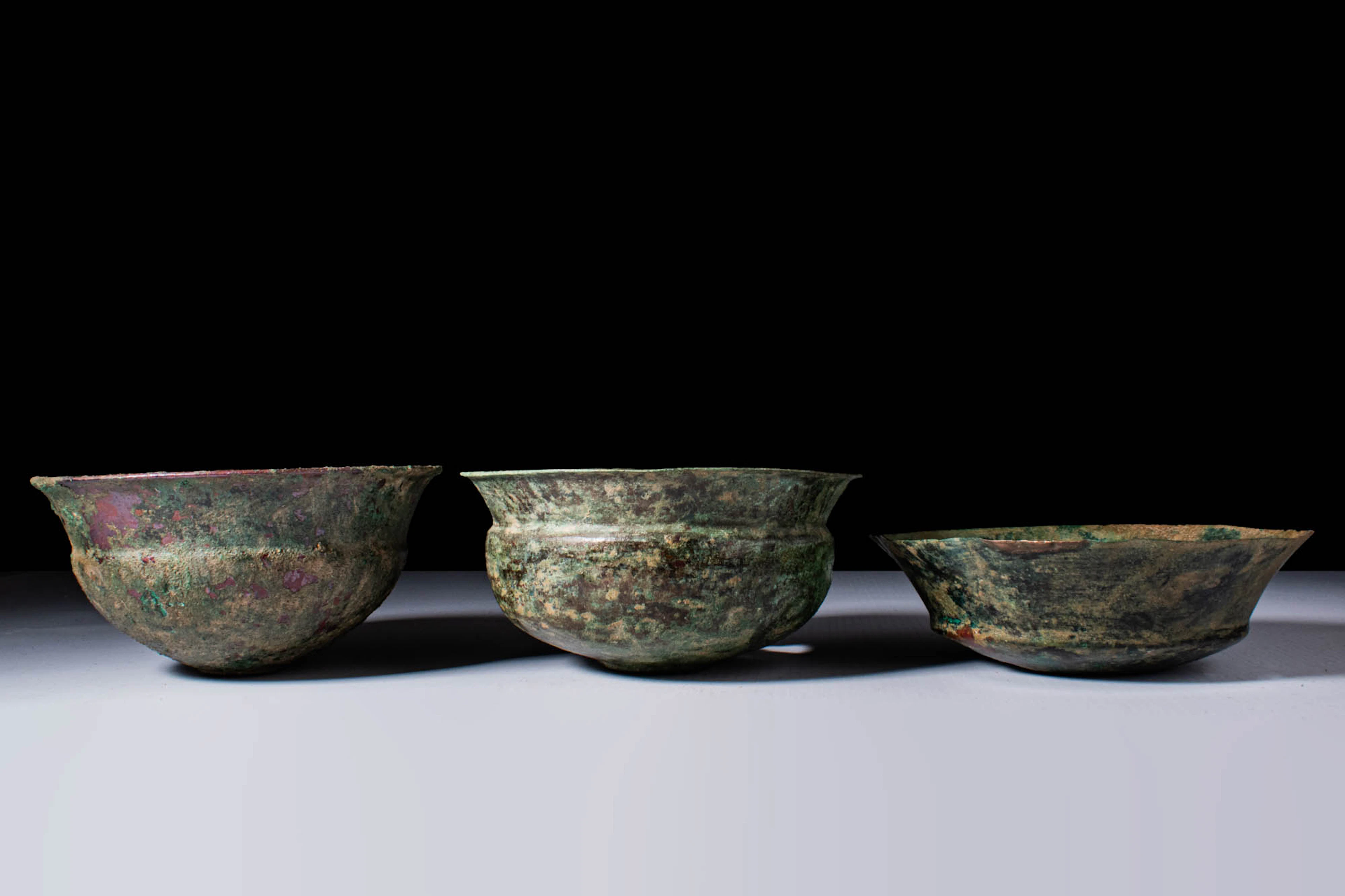 COLLECTION OF ETRUSCAN BRONZE VESSELS