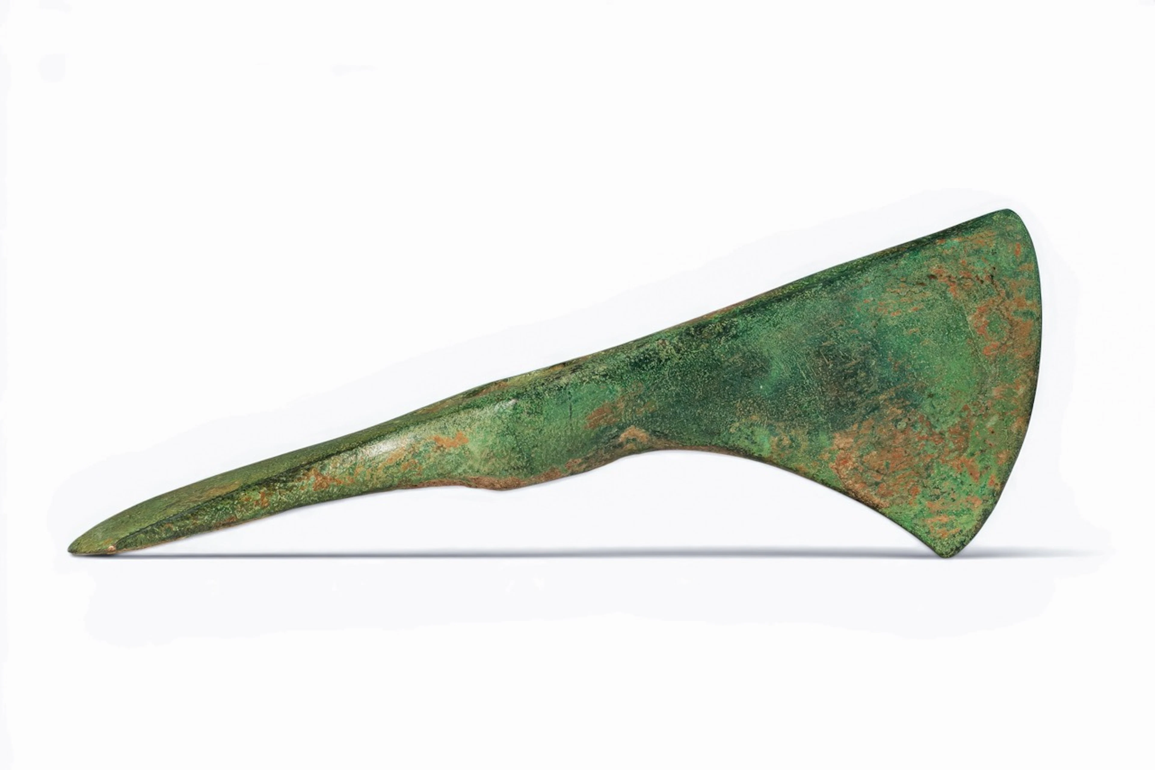 LARGE BRONZE AGE BRONZE AXE-ADZE HEAD