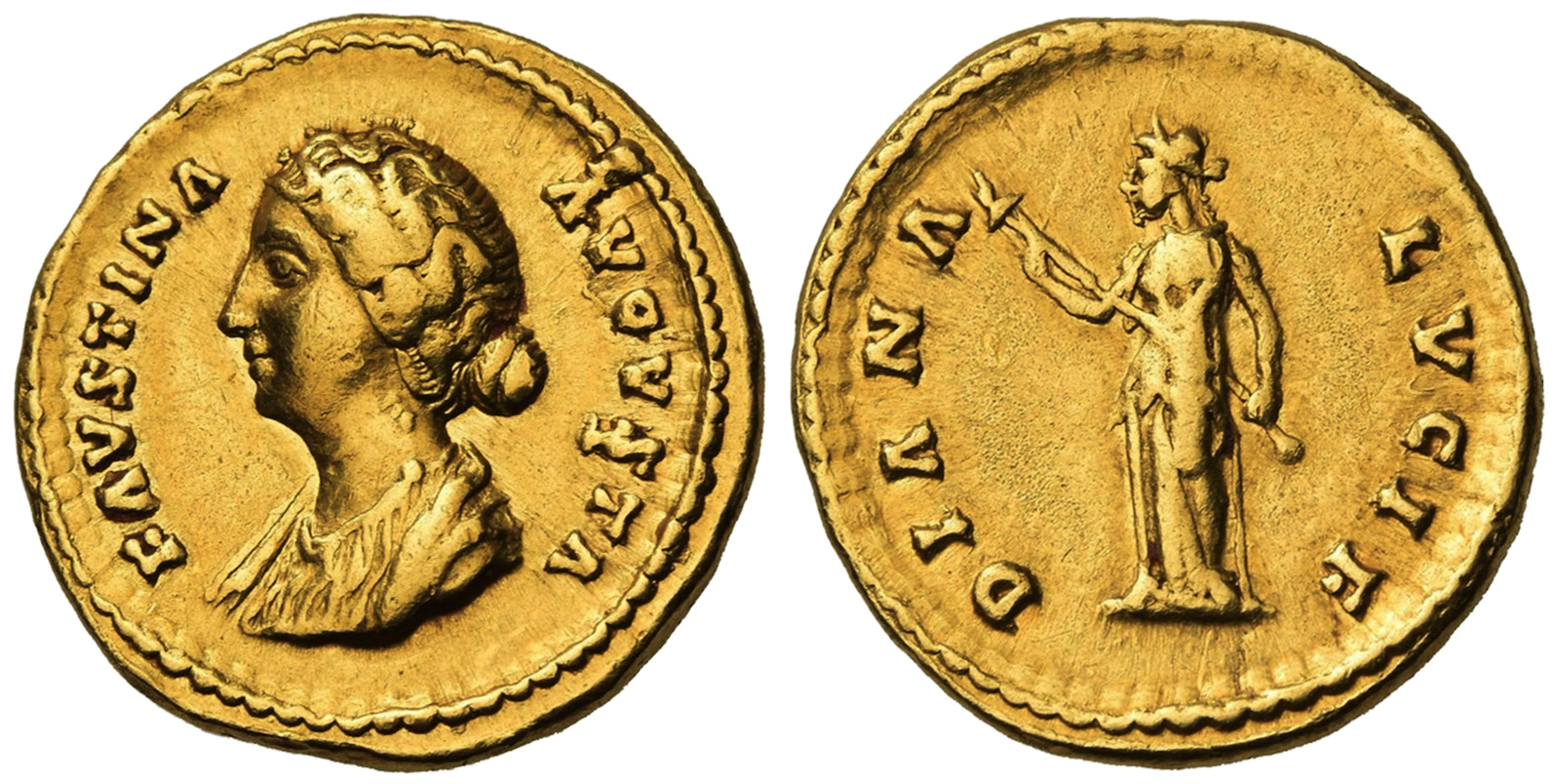 Faustina II (wife of Marcus Aurelius) AV Aureus