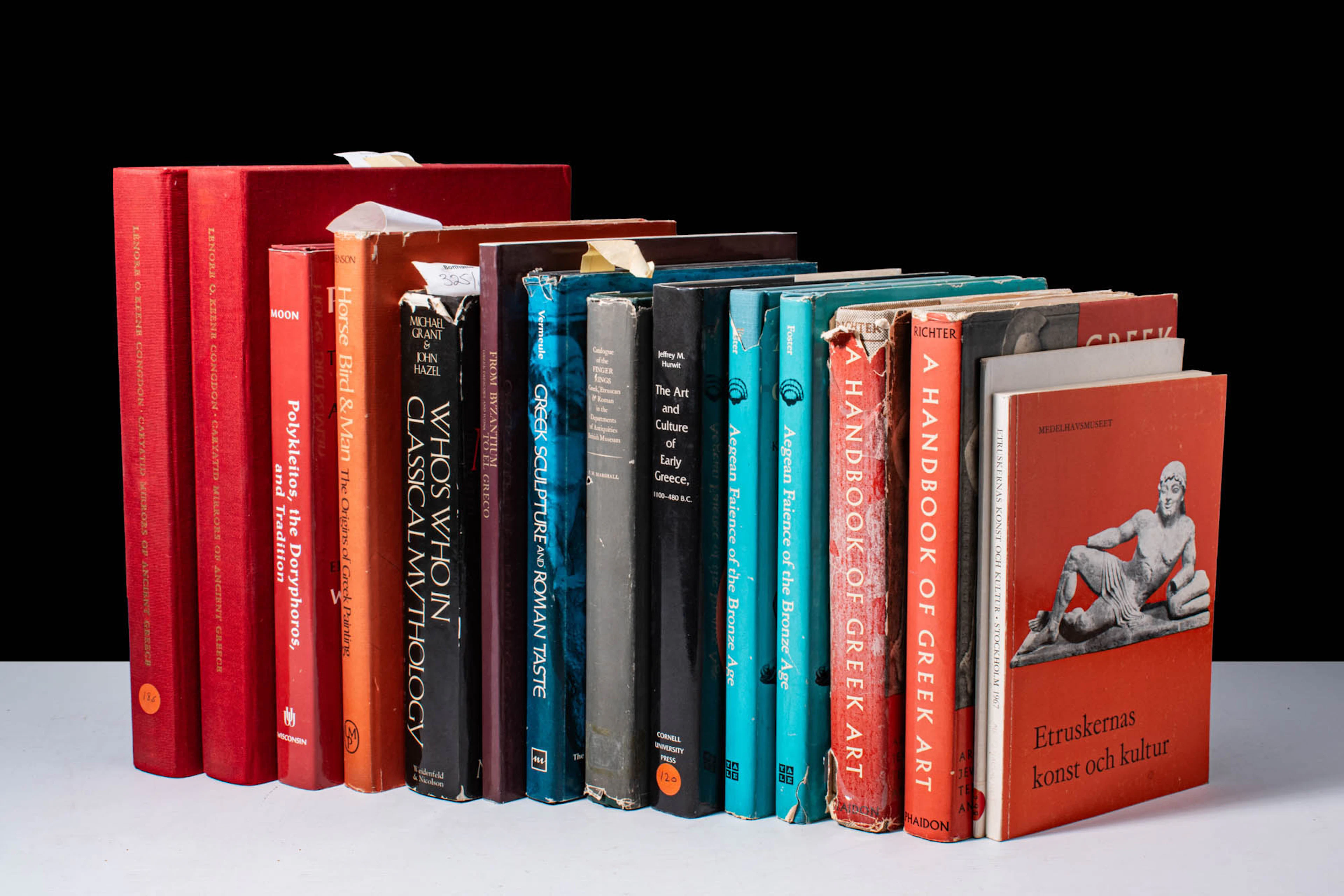 PRINCE LIBRARY - COLLECTION OF BOOKS ON ANCIENT GREEK ART