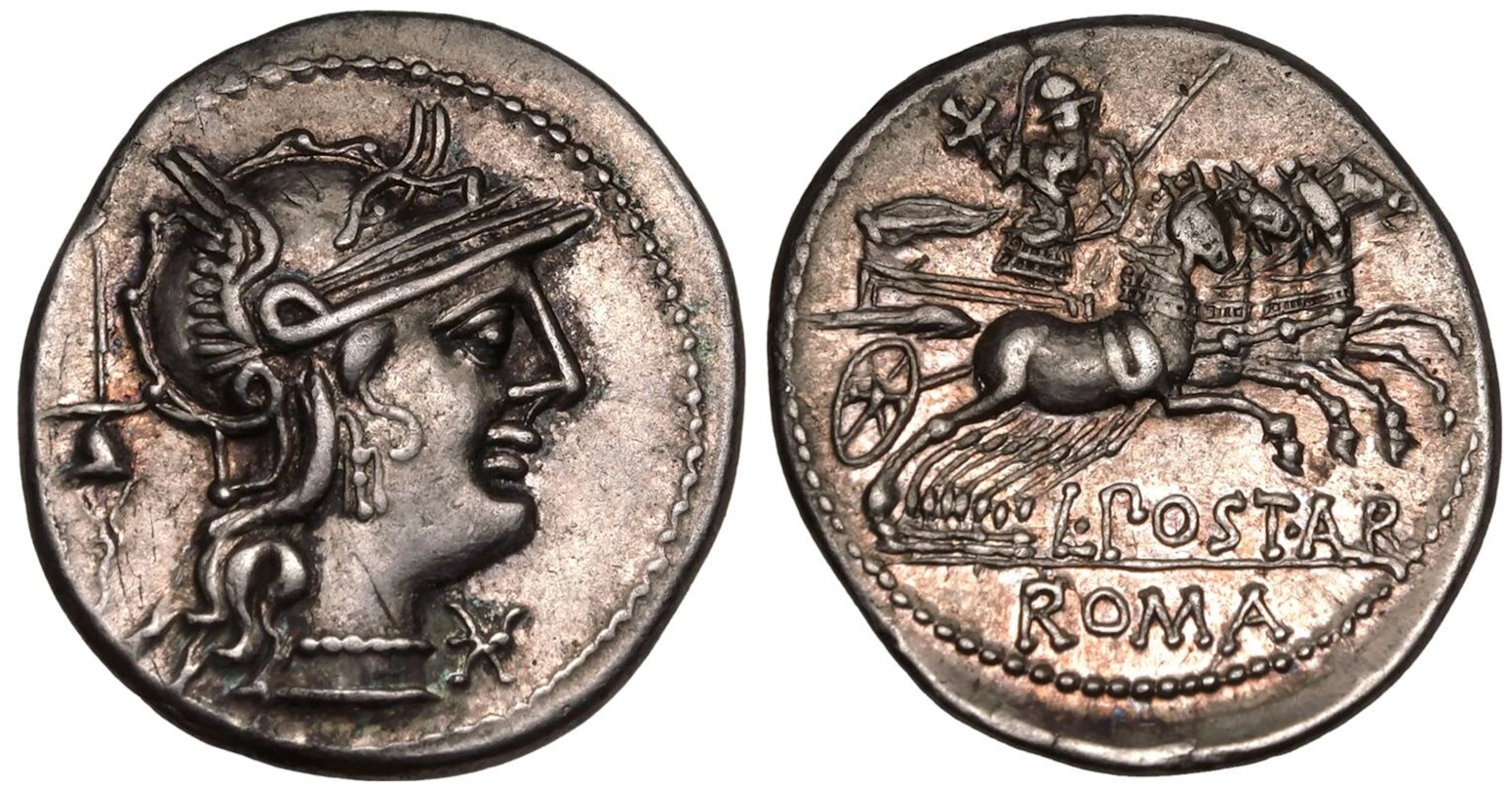 L. Postumius Albinus AR Denarius