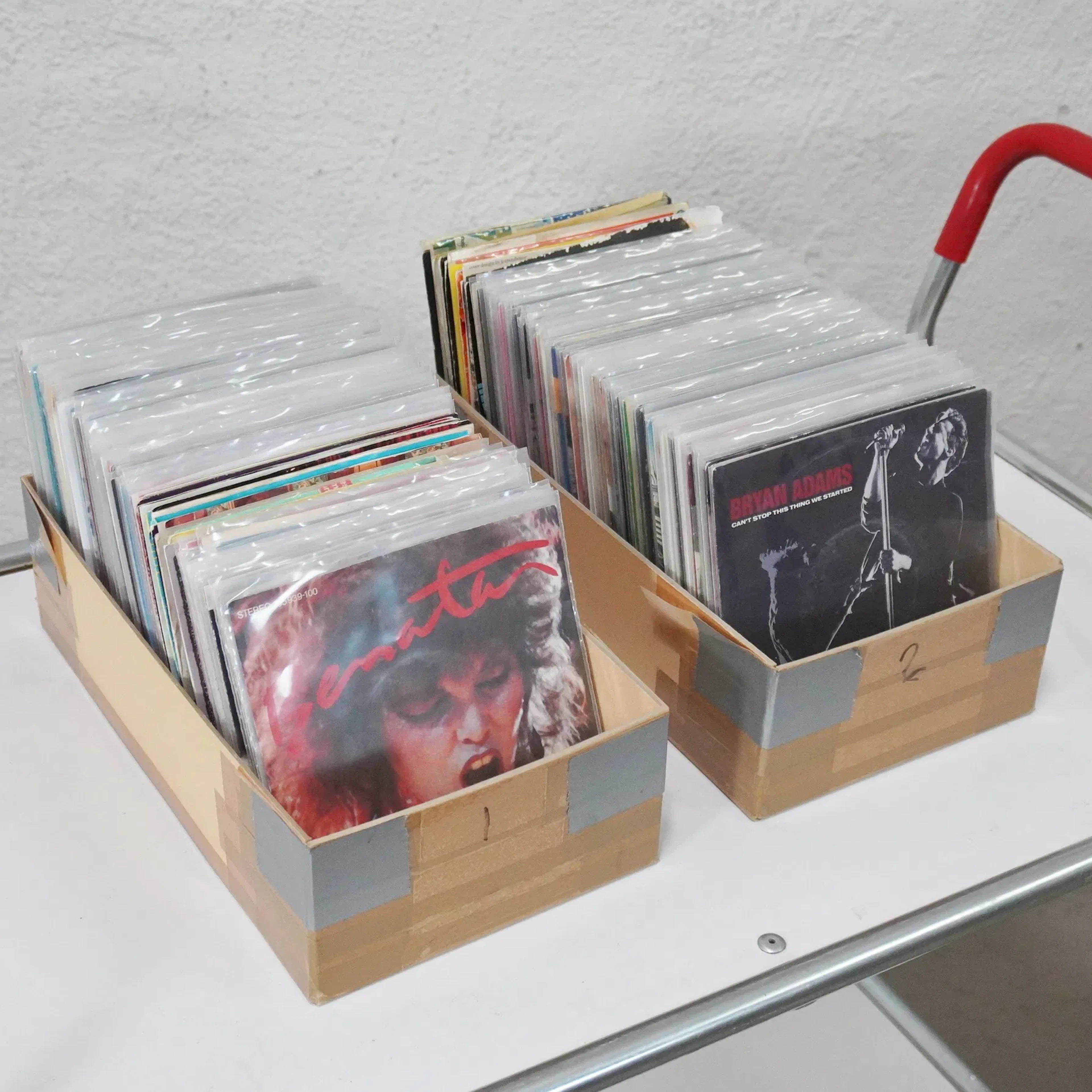 Parti vinylskivor, Singel/EP, blandade genrer