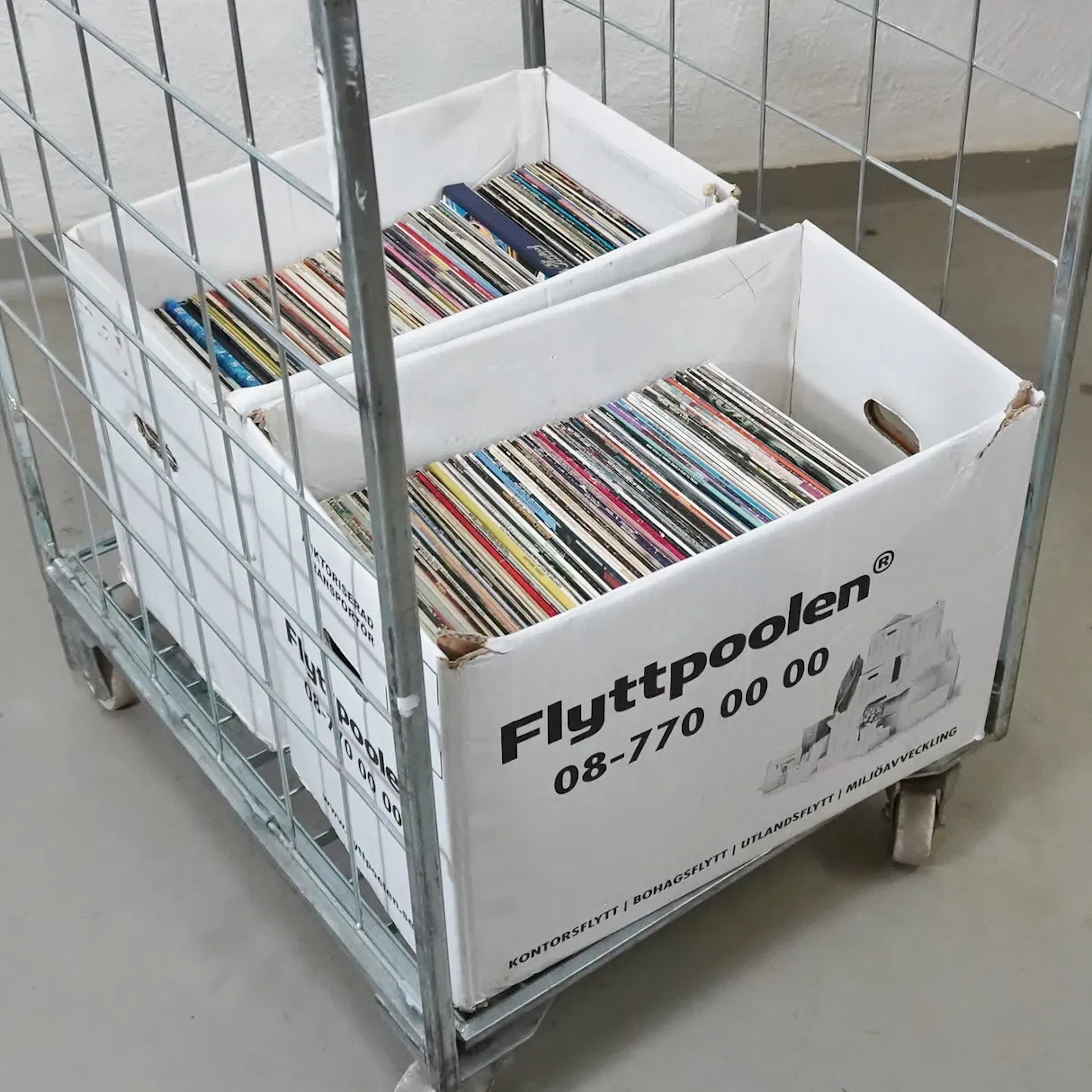 Parti vinylskivor, LP, blandade genrer