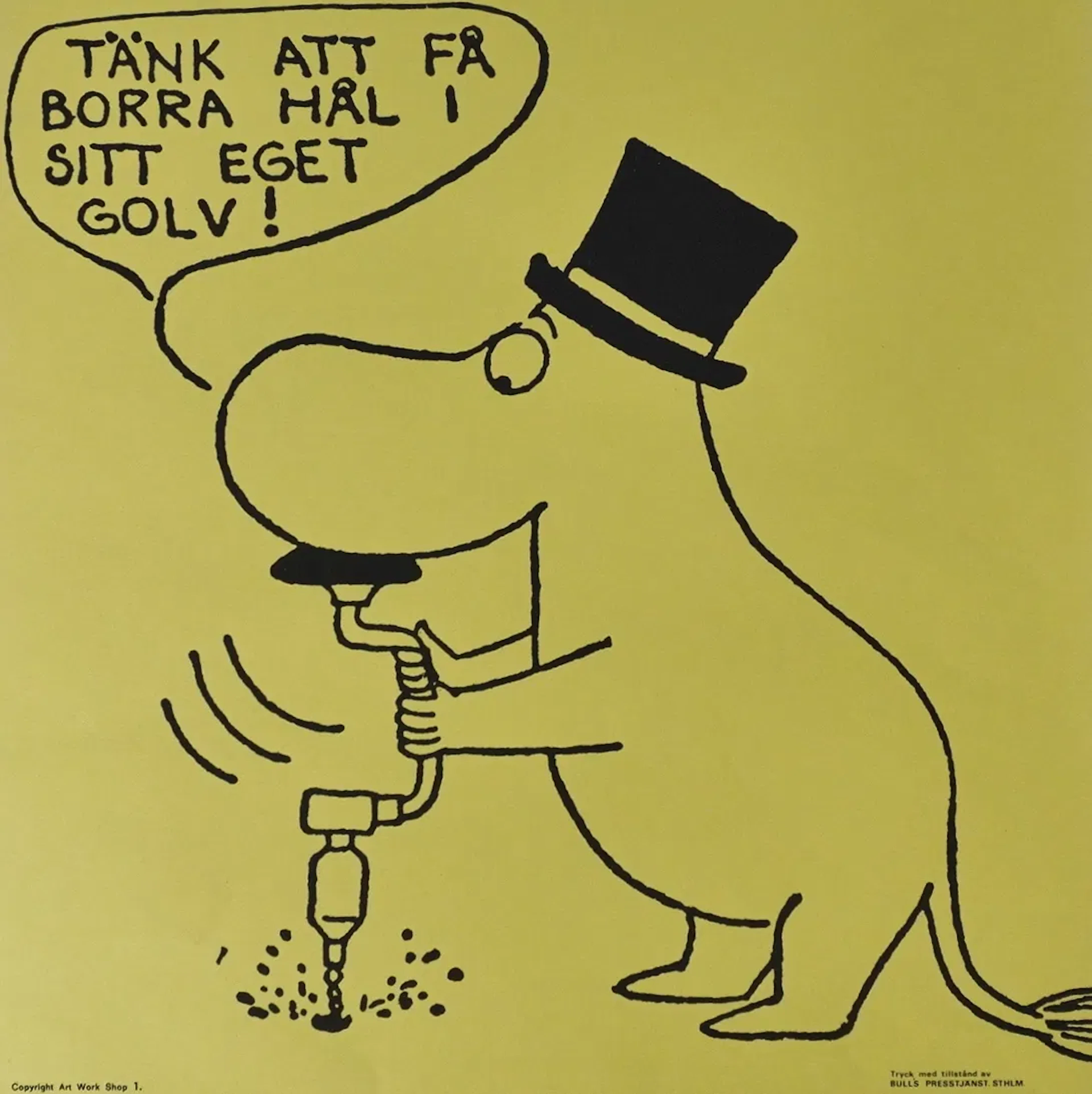 Affisch, Mumin, efter Tove Jansson