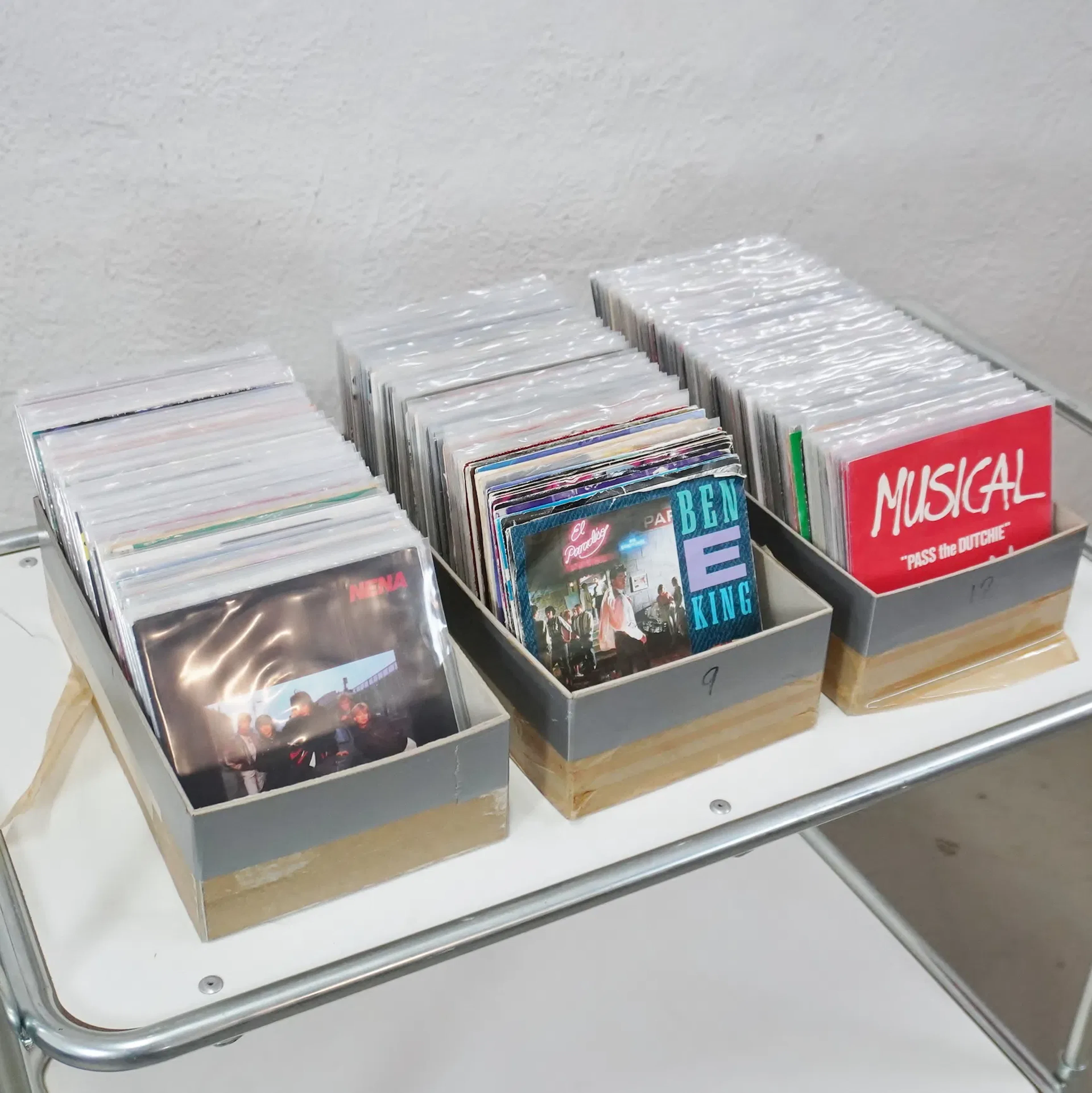 Parti vinylskivor, Singel/EP, blandade genrer