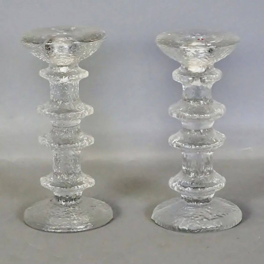 2 st. ljusstakar "Festivo" Timo Sarpaneva, Iittala, Finland