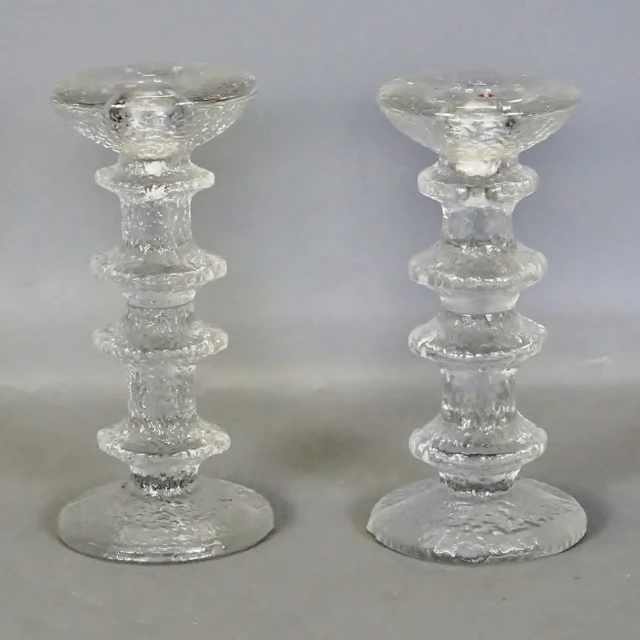 2 st. ljusstakar "Festivo" Timo Sarpaneva, Iittala, Finland
