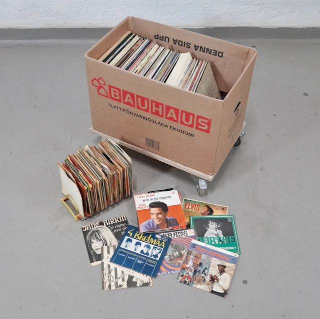 Parti vinylskivor, LP/singlar, blandade genrer