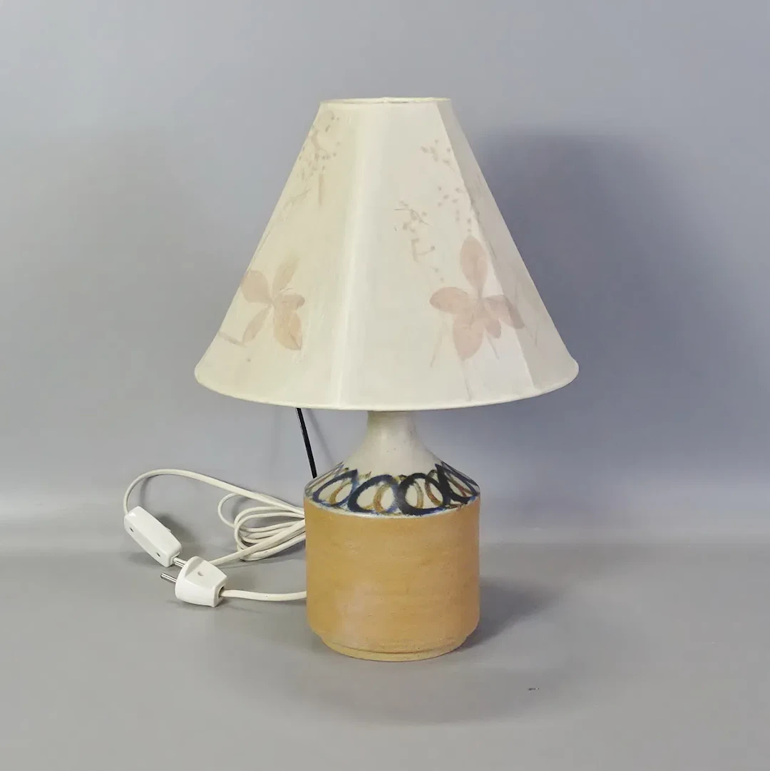 Bordslampa, keramik, 1900-tal