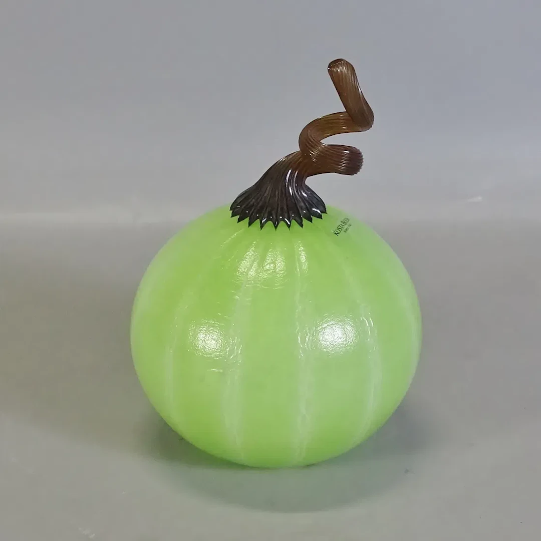 Skulptur "Pumpa, Winter Garden" Gunnar Sahlin, Kosta Boda