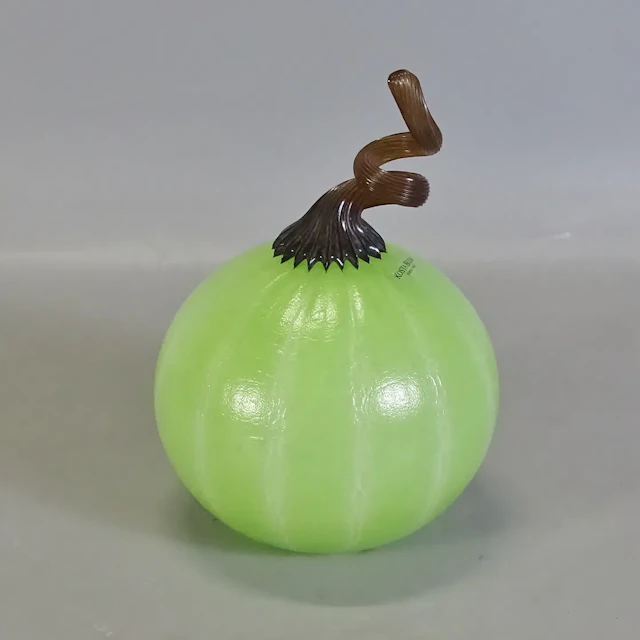 Skulptur "Pumpa, Winter Garden" Gunnar Sahlin, Kosta Boda