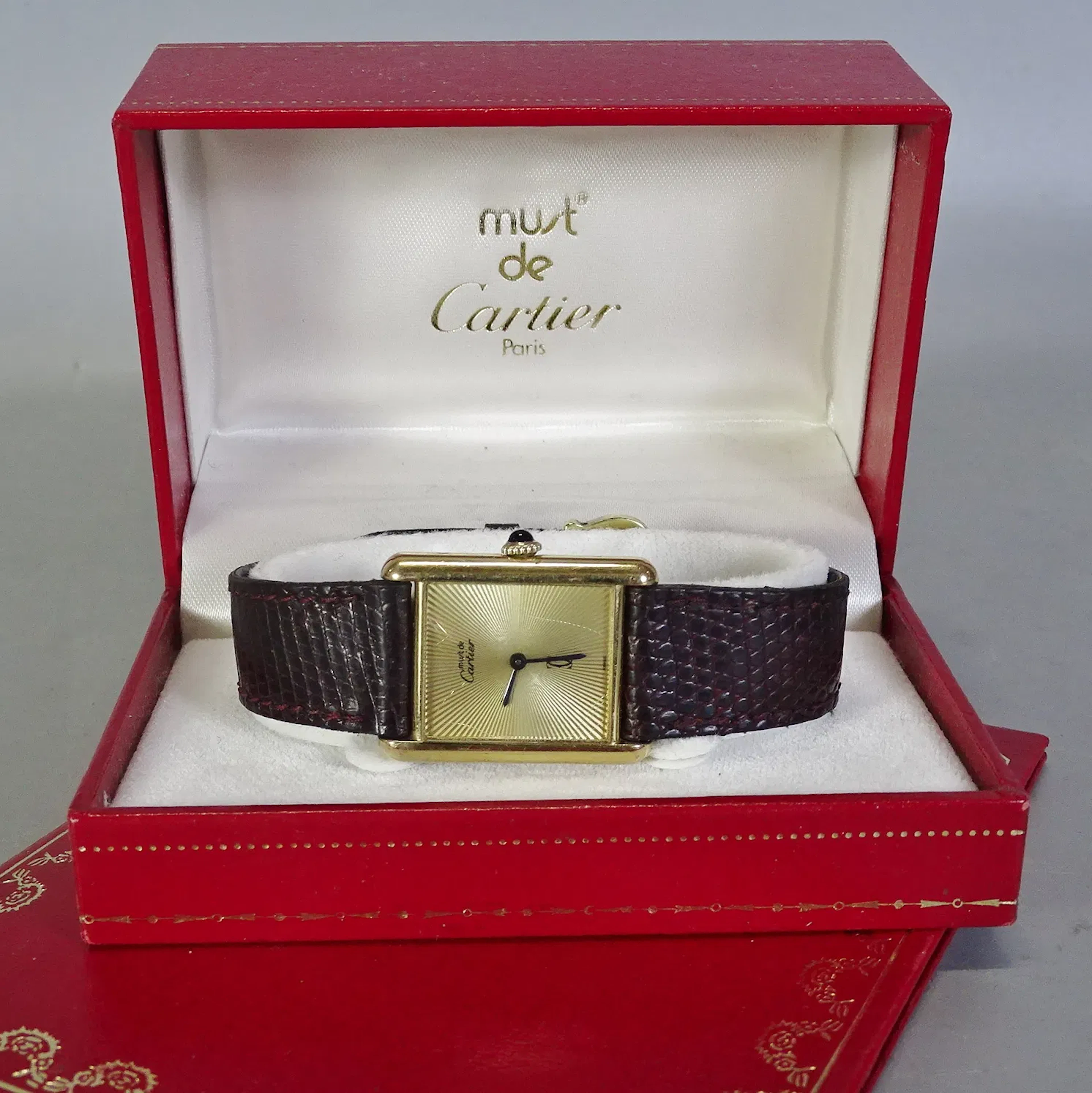 Armbandsur, Tank, Must de Cartier, 1980-tal