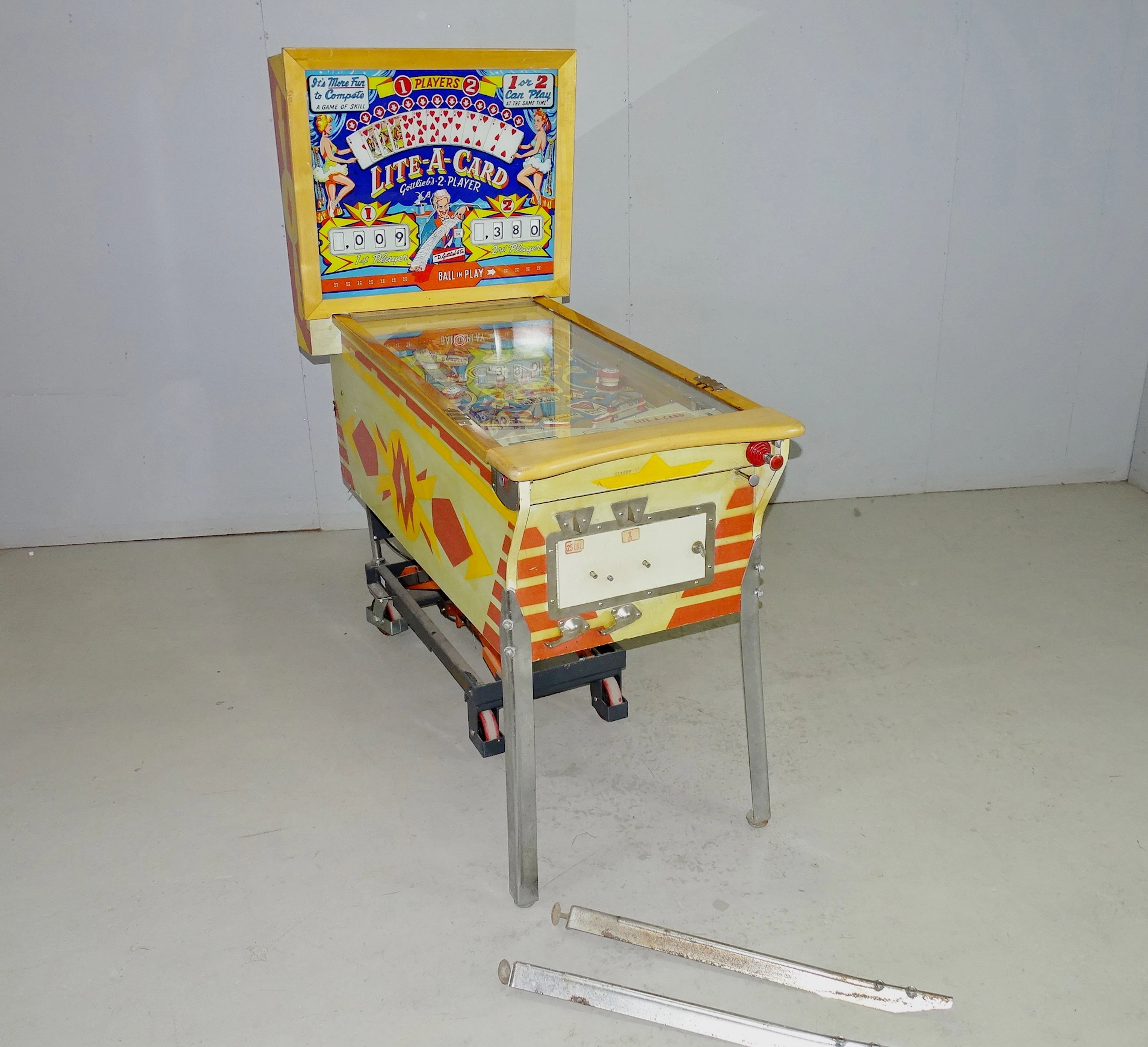 Flipperspel, Lite-A-Card, Gottlieb