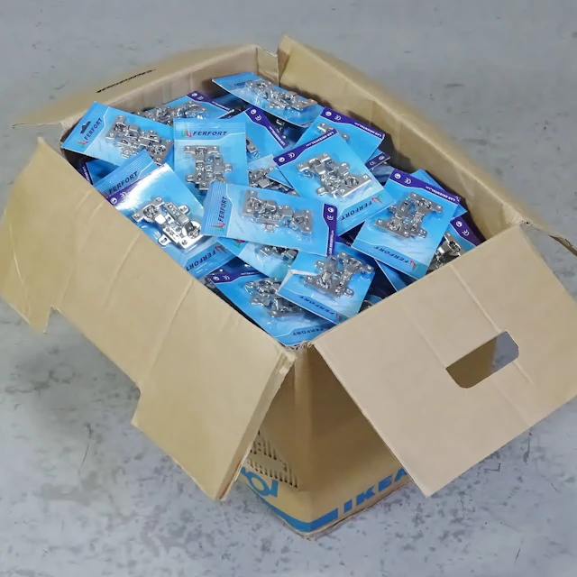 parti skåpgångjärn 2-pack