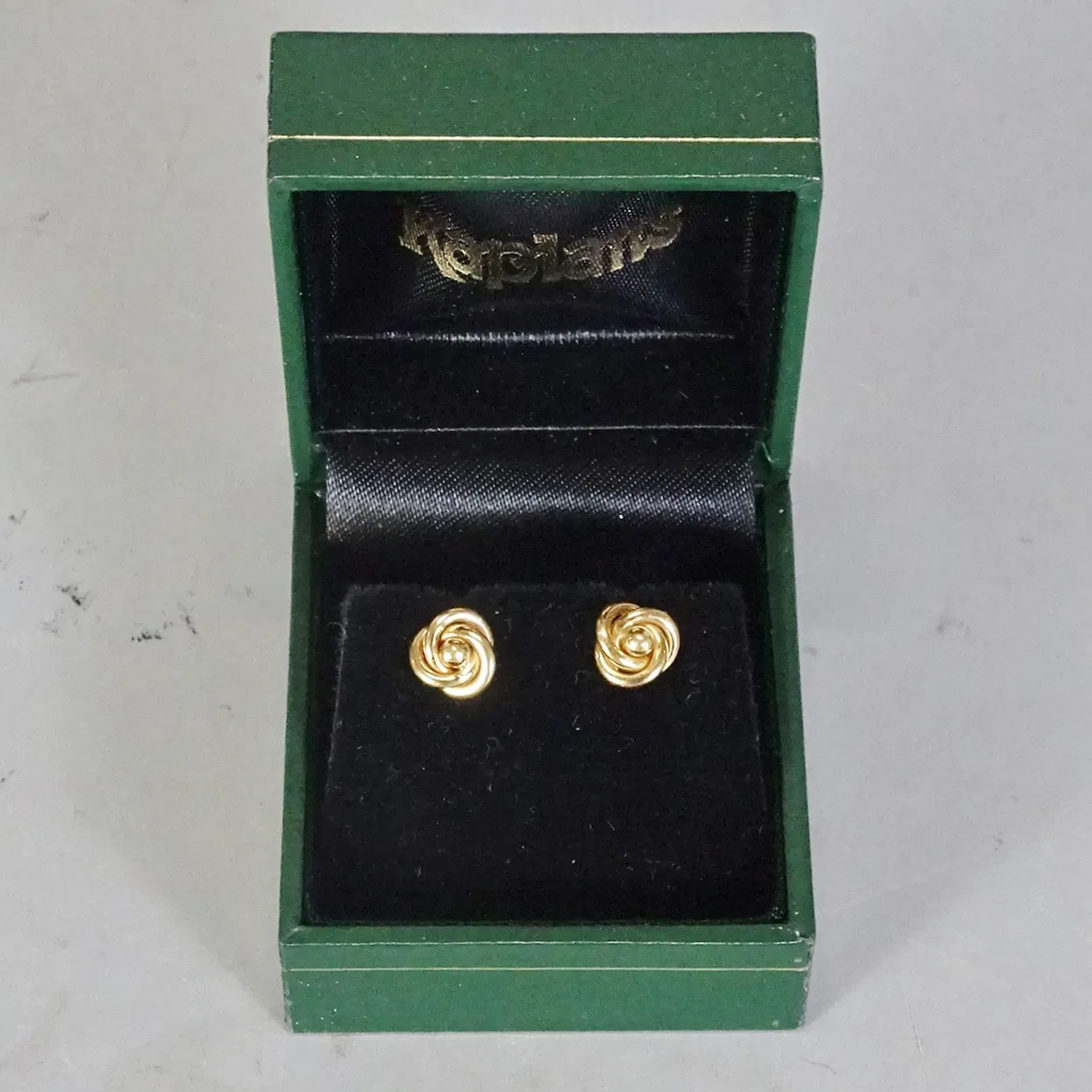 1 par skjortknappar, guld 18K, 1900-talets andra hälft