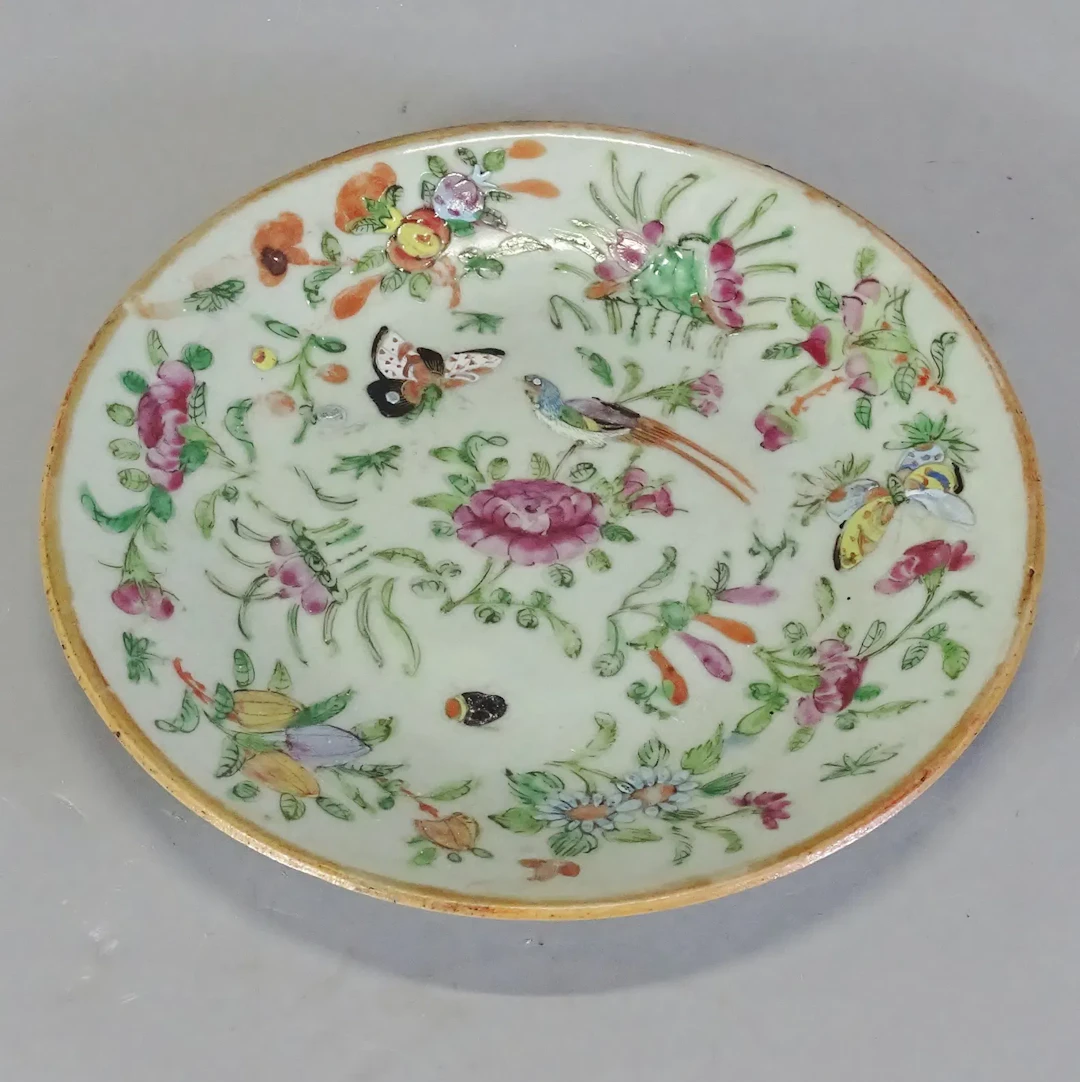 Tallrik, Qingdynastin, Kina, 1800-tal