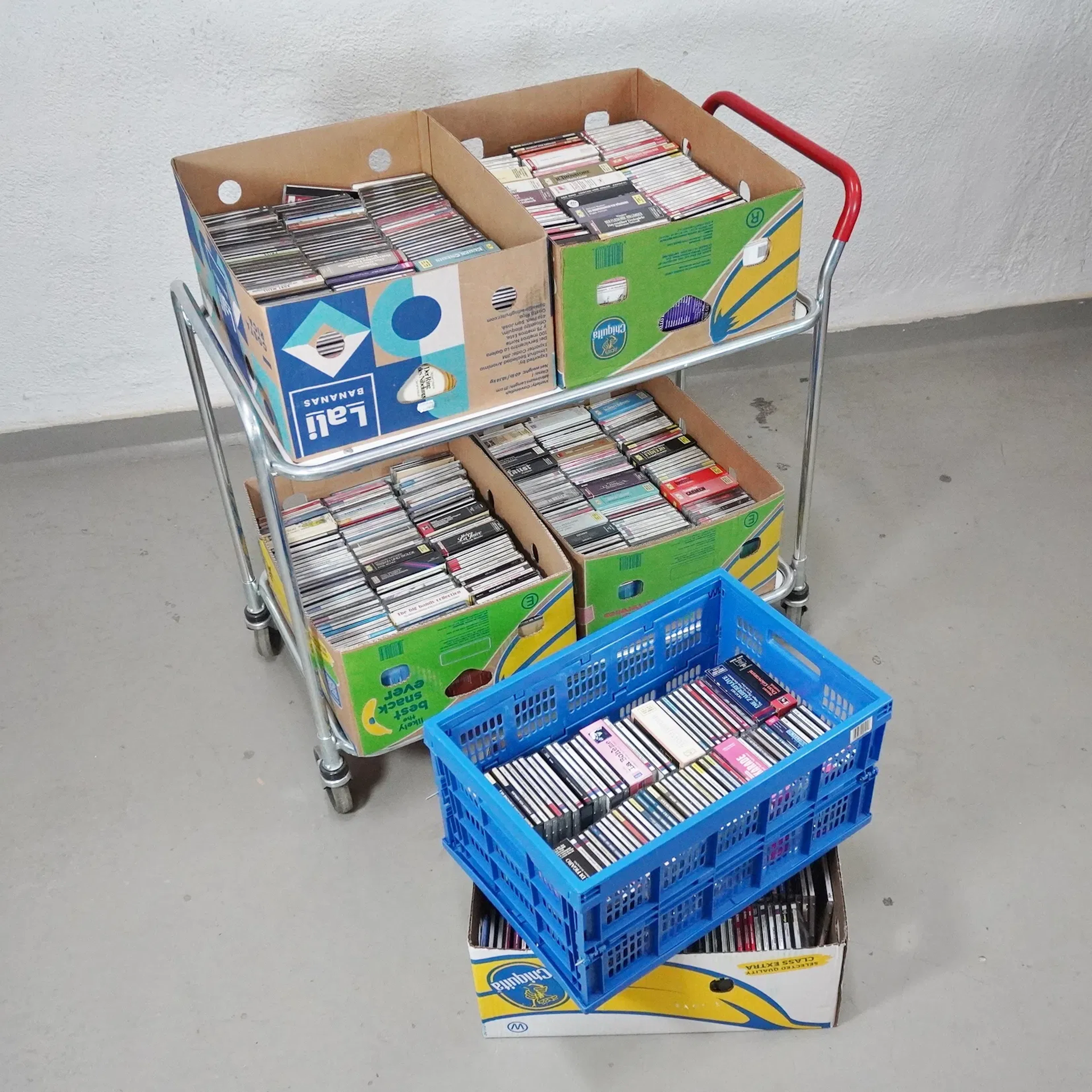 Stort parti CD-skivor, mestadels klassiskt & opera
