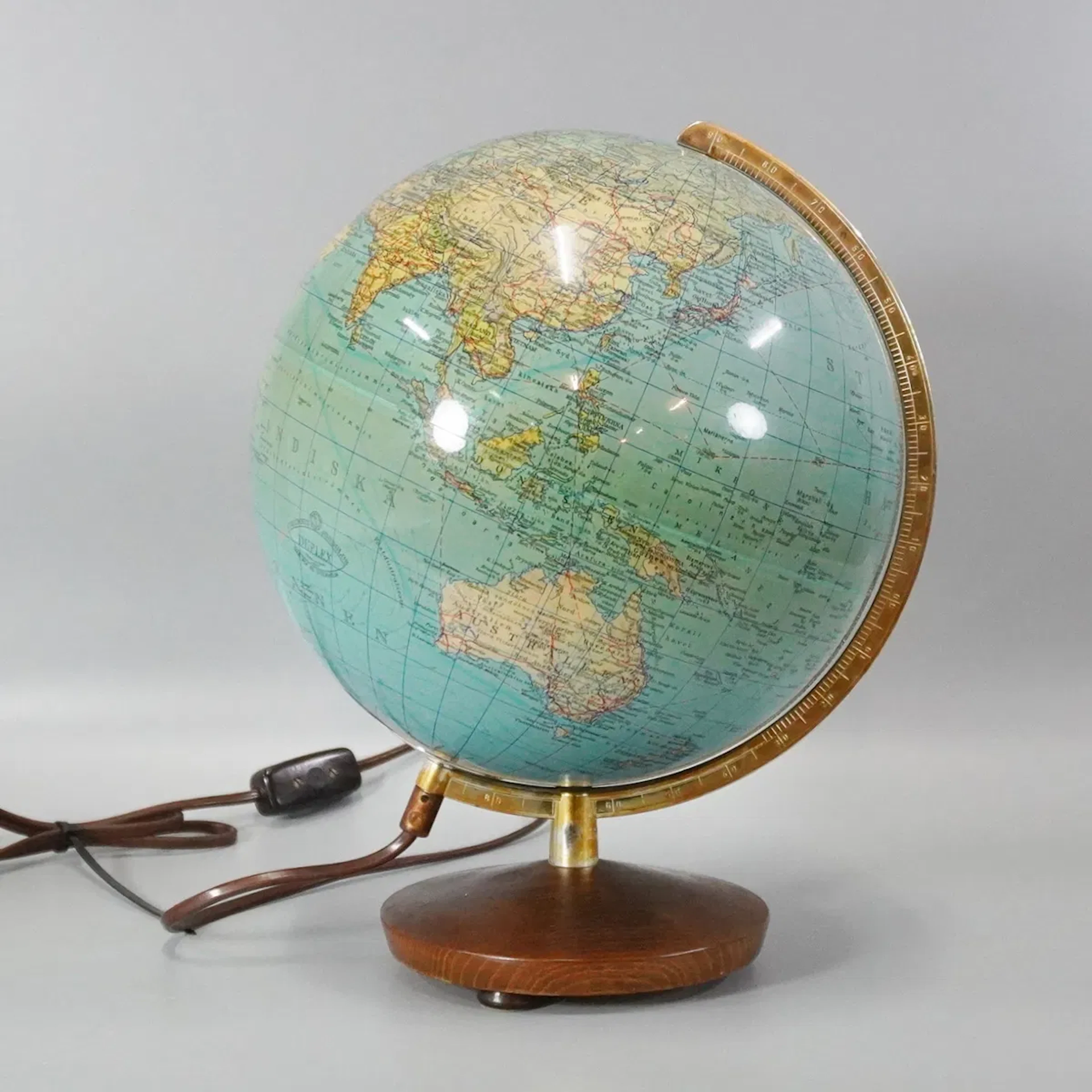 Jordglob, mindre modell, Duplex, 1900-tal