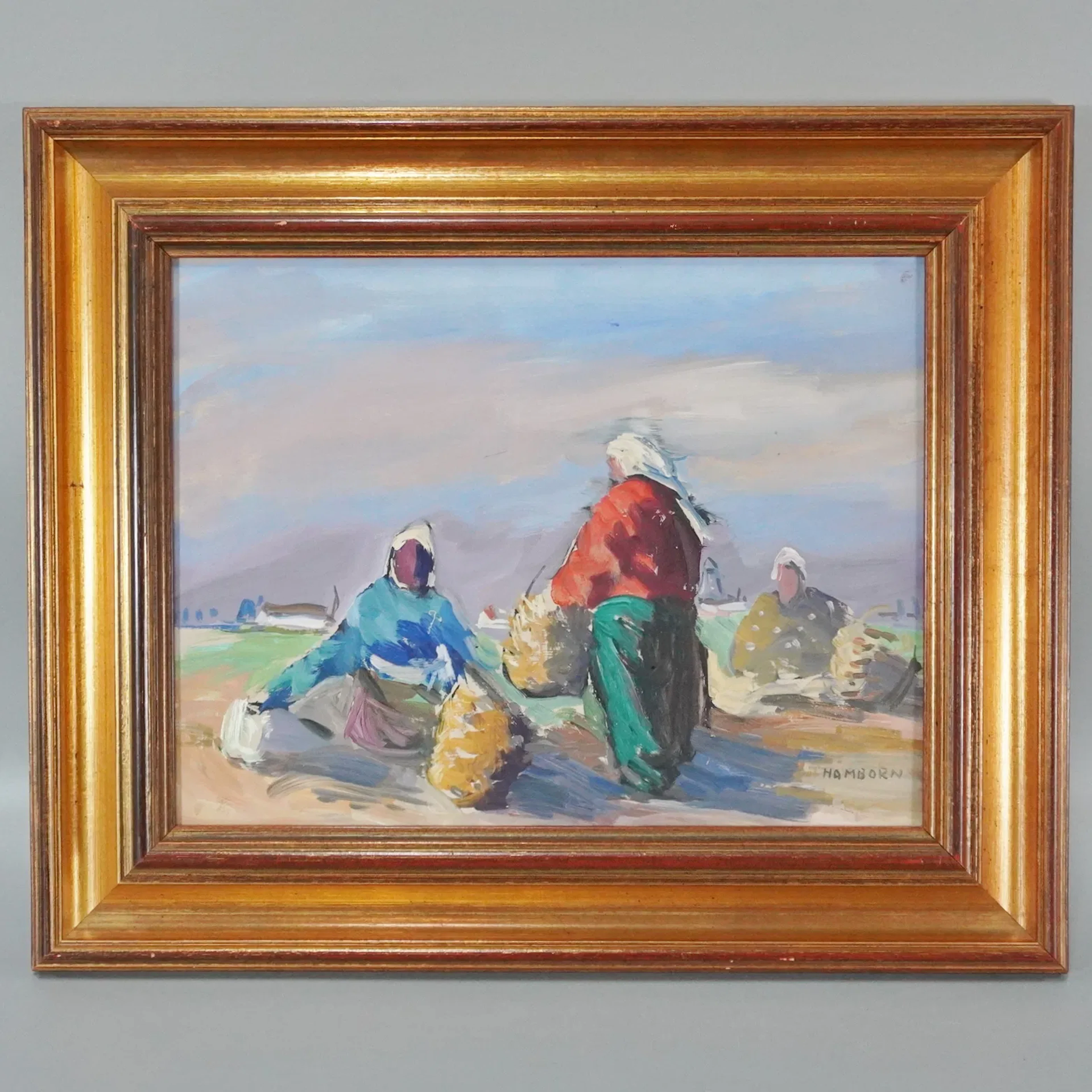 Oljemålning, Axel Hamborn