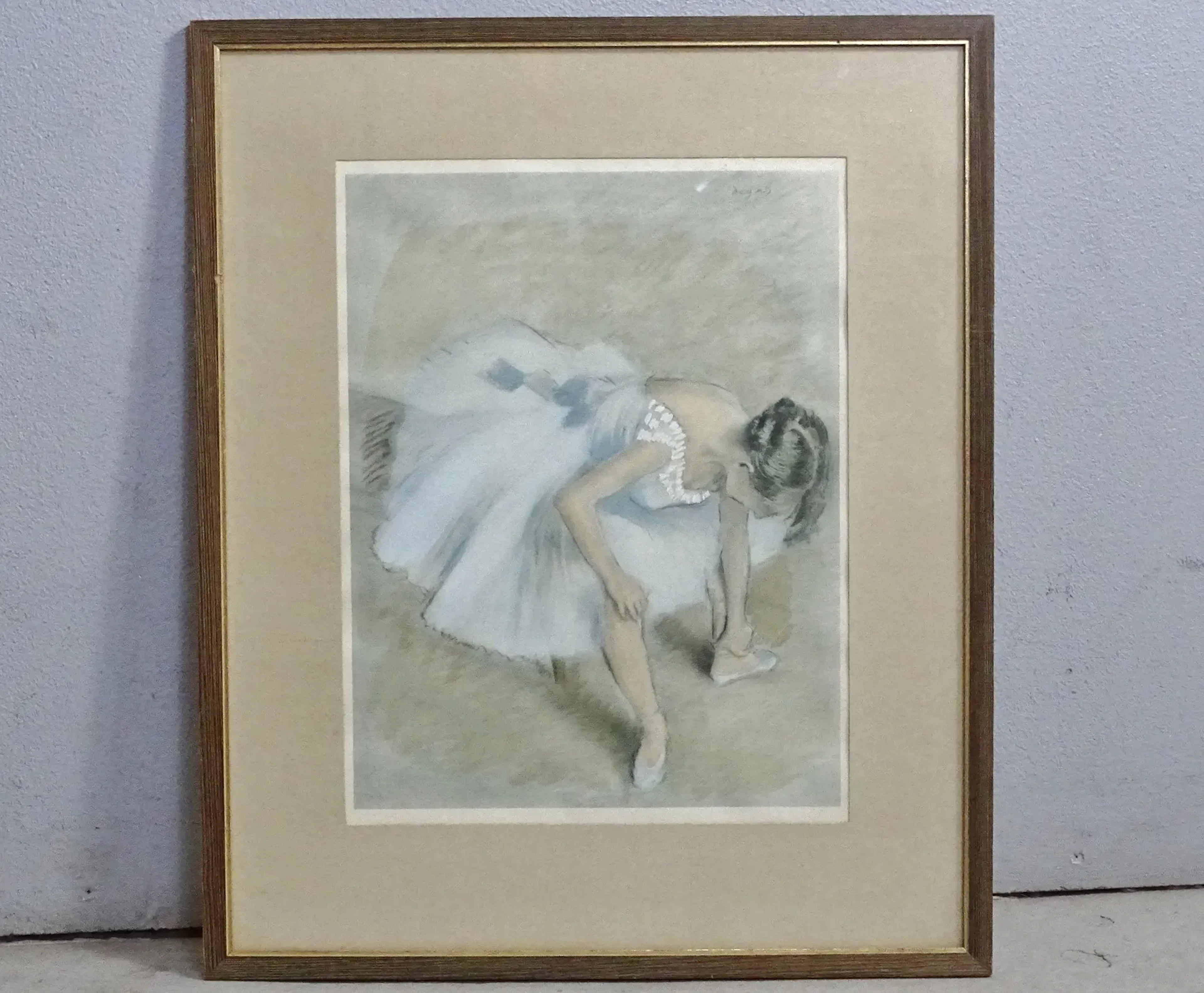 Tavla, tryck, Efter Edgar Degas