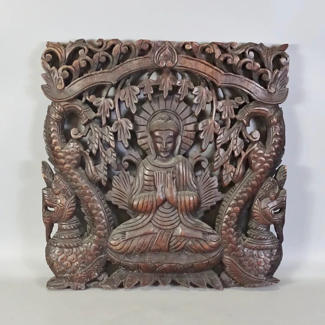 Relief, orientalisk, möjligen Thailand, 1900-tal