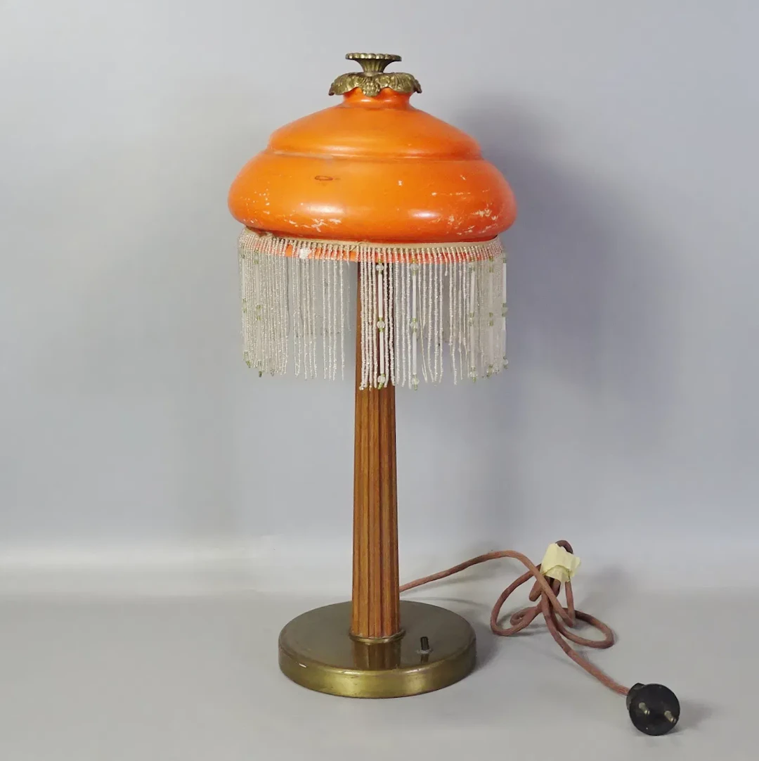 Bordslampa, 1900-talets första hälft