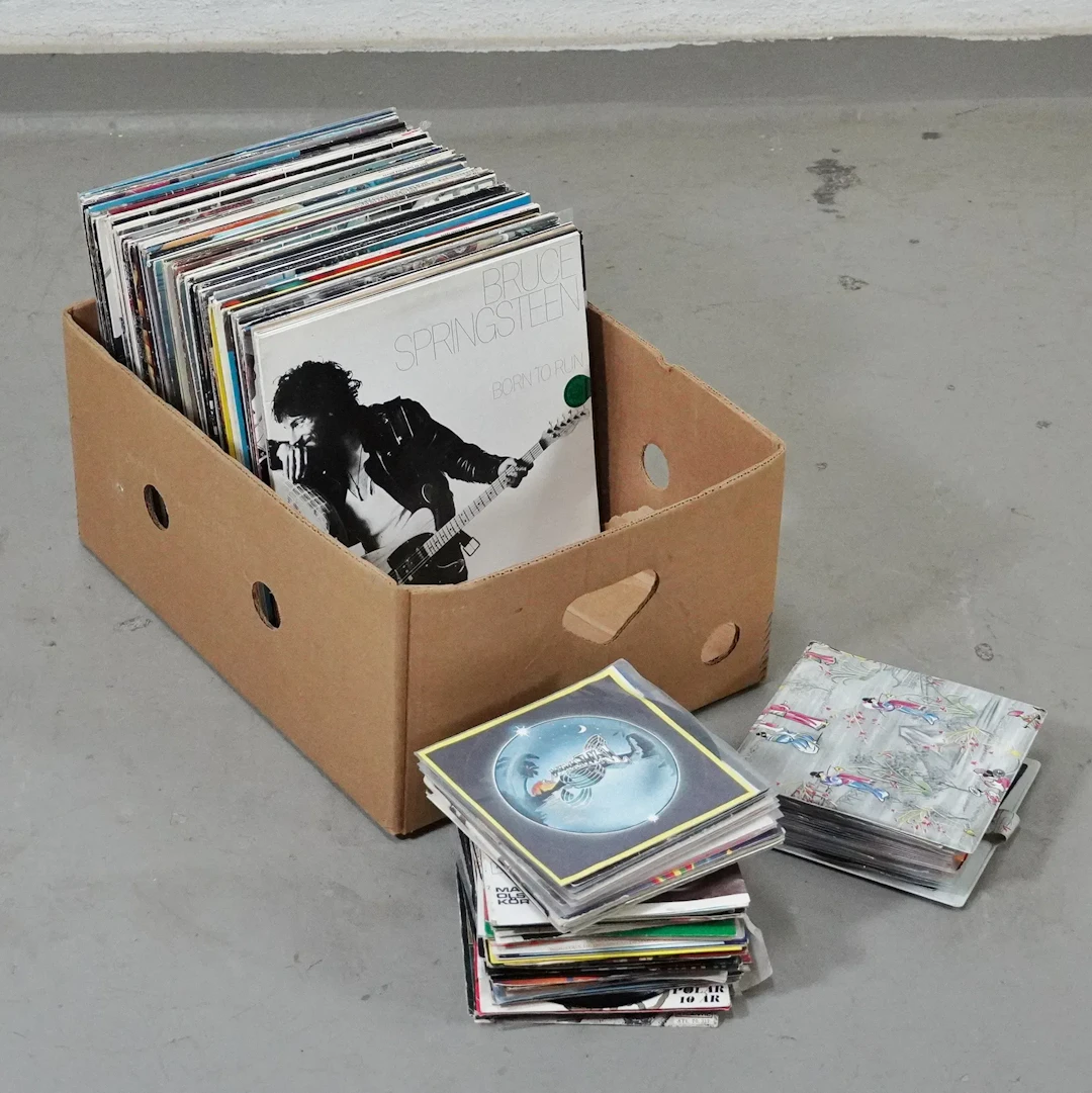 Parti vinylskivor, LP & singlar, blandade genrer