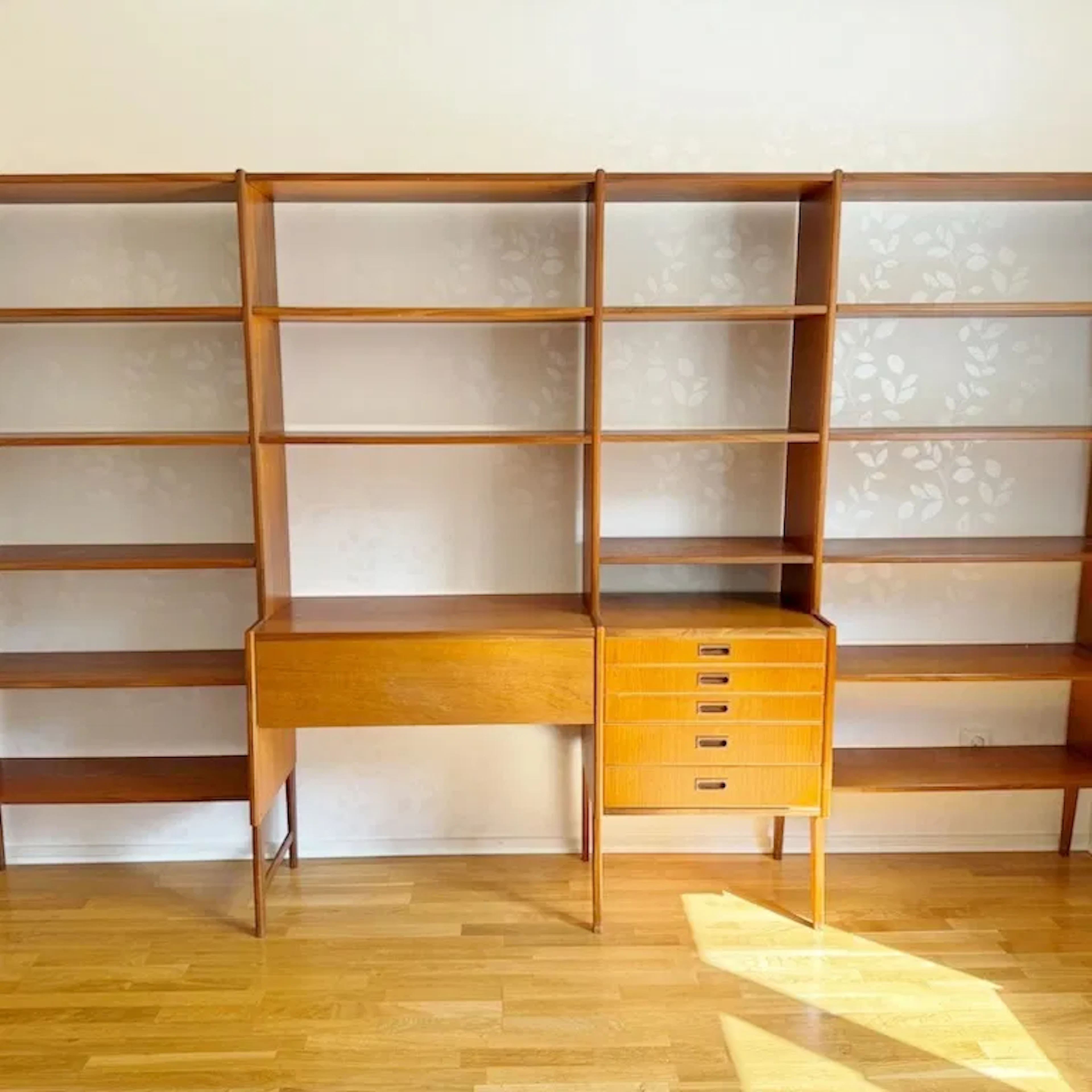 Bokhylla, 1950/60-tal, teak