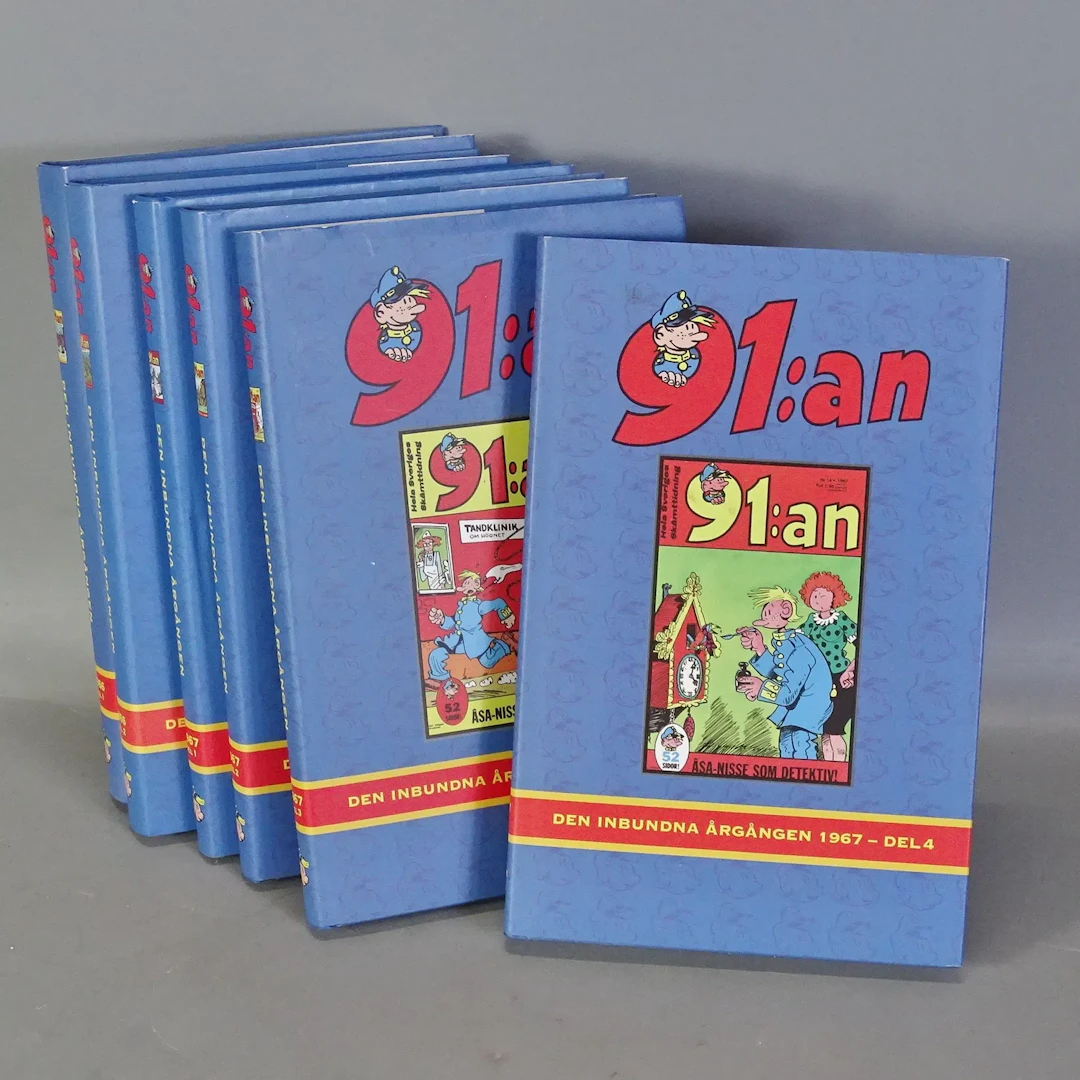 Serier "91:an " inbundna, 1966 och 67 Egmont Kärnan AB, 2011